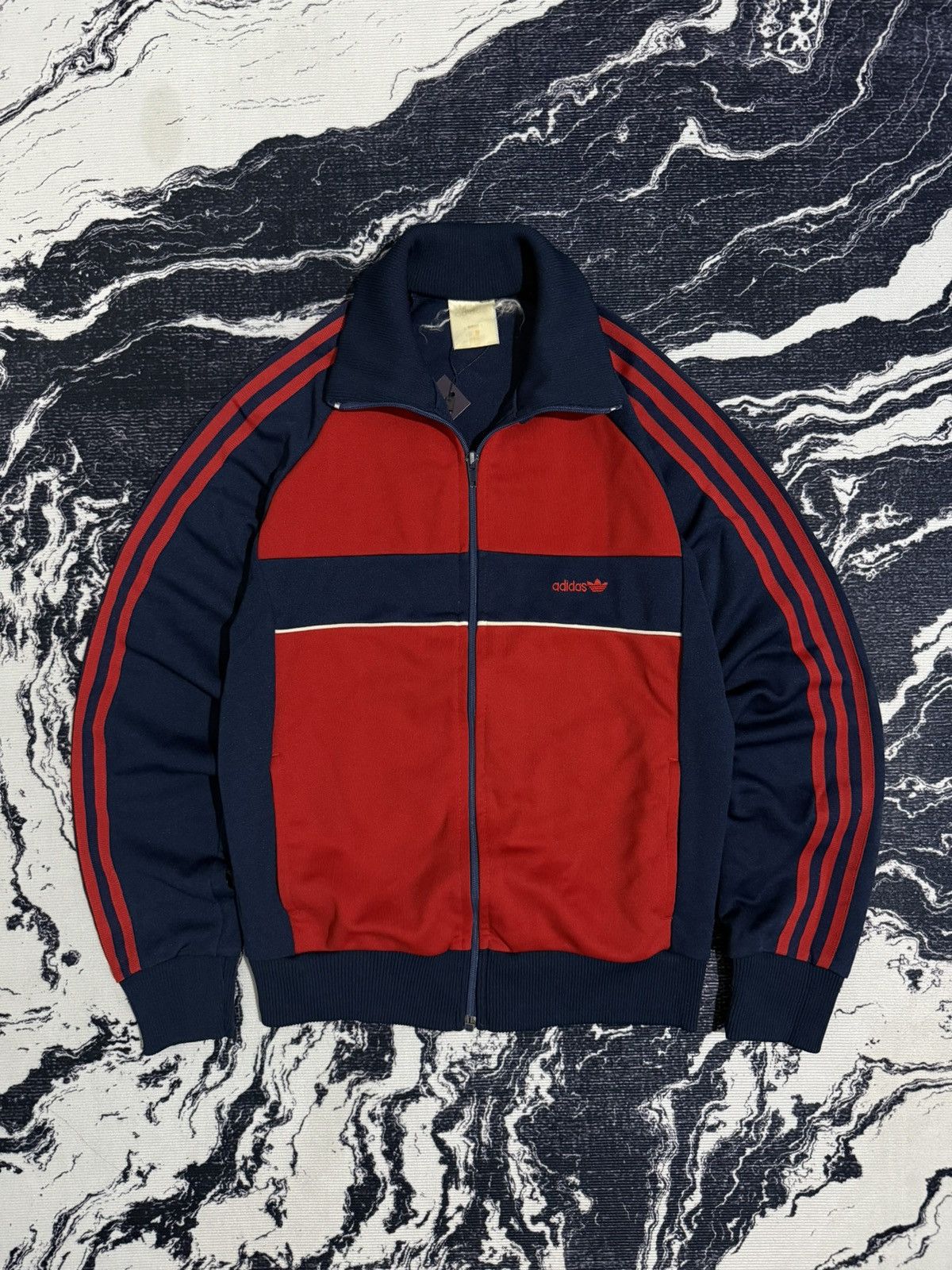Vintage Vintage adidas 80s 90s track top Size US S / EU 44-46 / 1 - 1 Thumbnail