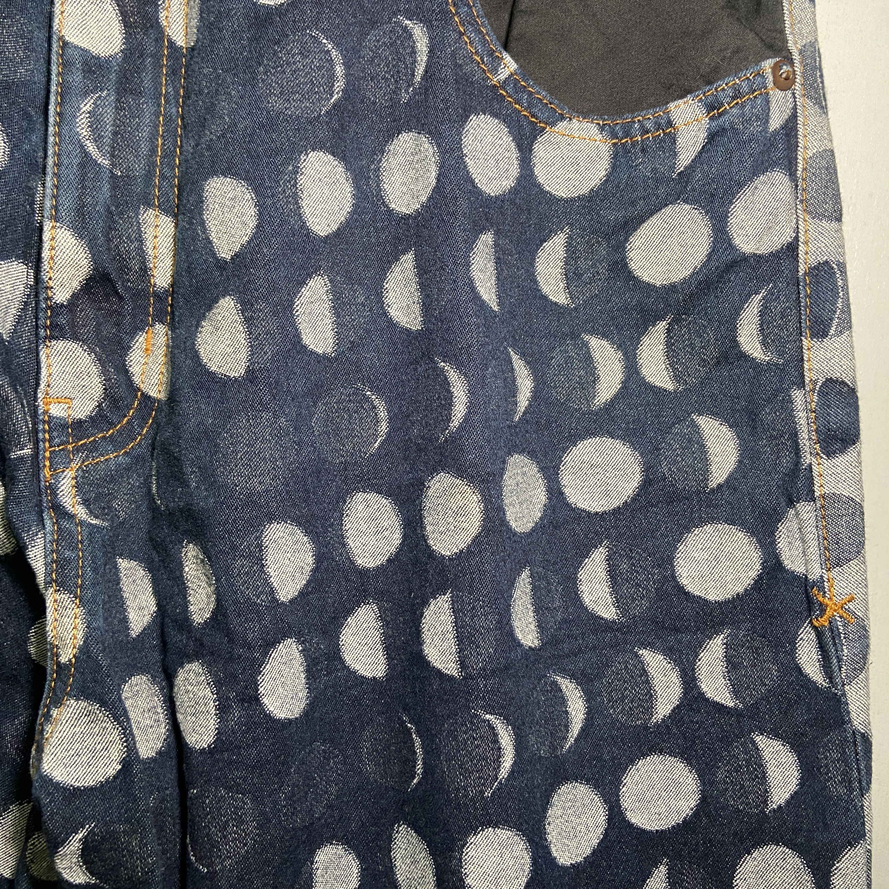 Frapbois × Issey Miyake Frapbois Moon Phase Lover Boy Baggy Jeans Size US 34 / EU 50 - 2 Thumbnail
