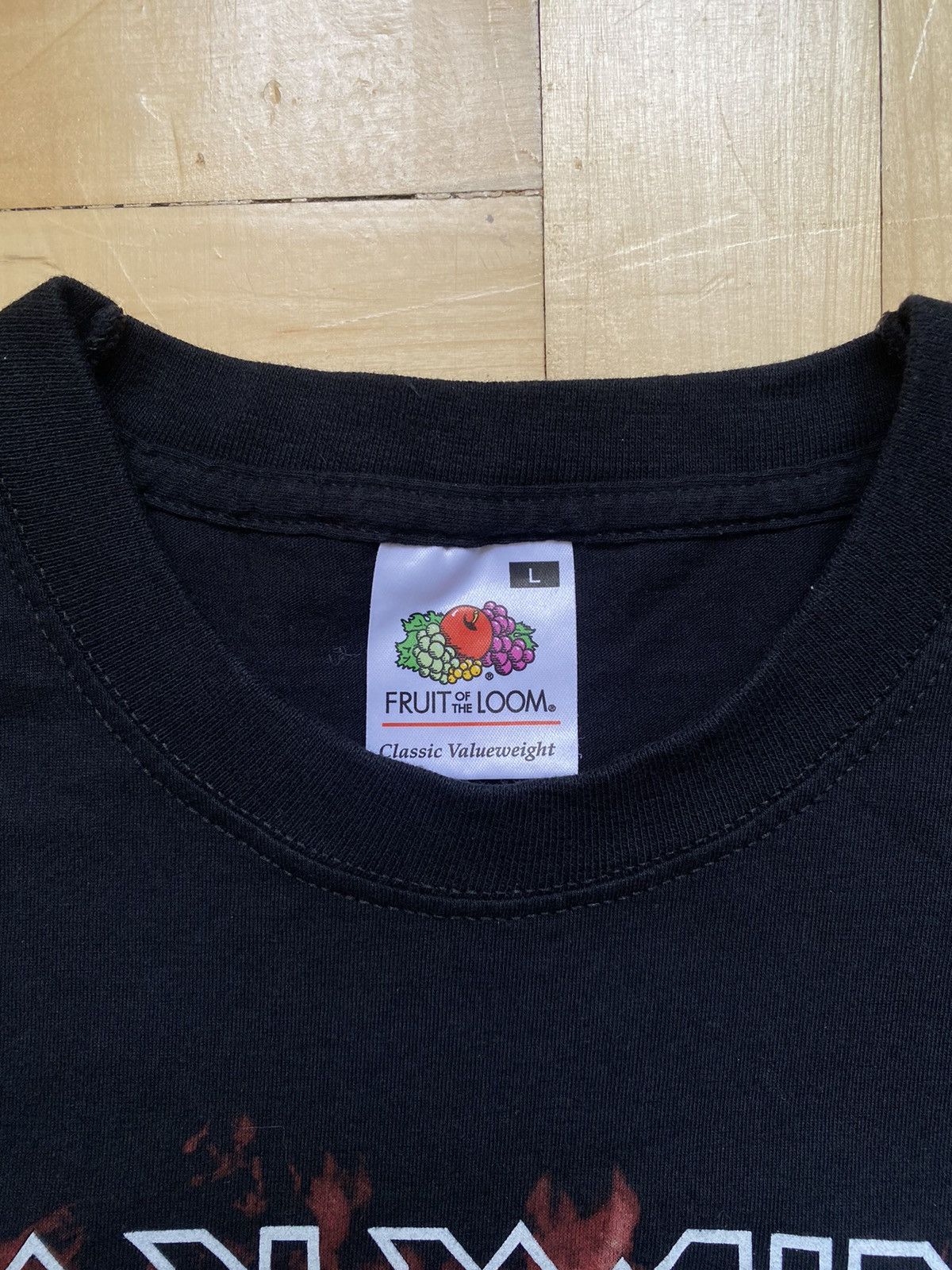 Band Tees × Vintage Vintage 2003 Iron Maiden Dance of Death Black Rock T-shirt Size US XL / EU 56 / 4 - 5 Thumbnail