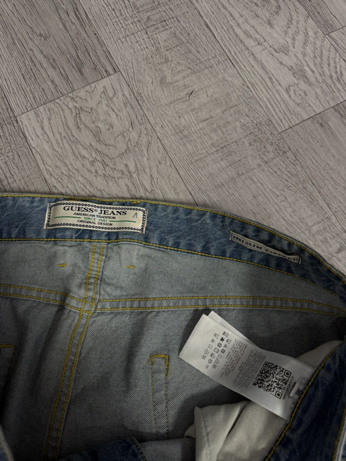 Guess Guess distressed denim selvedge jeans Size US 36 / EU 52 - 6 Thumbnail