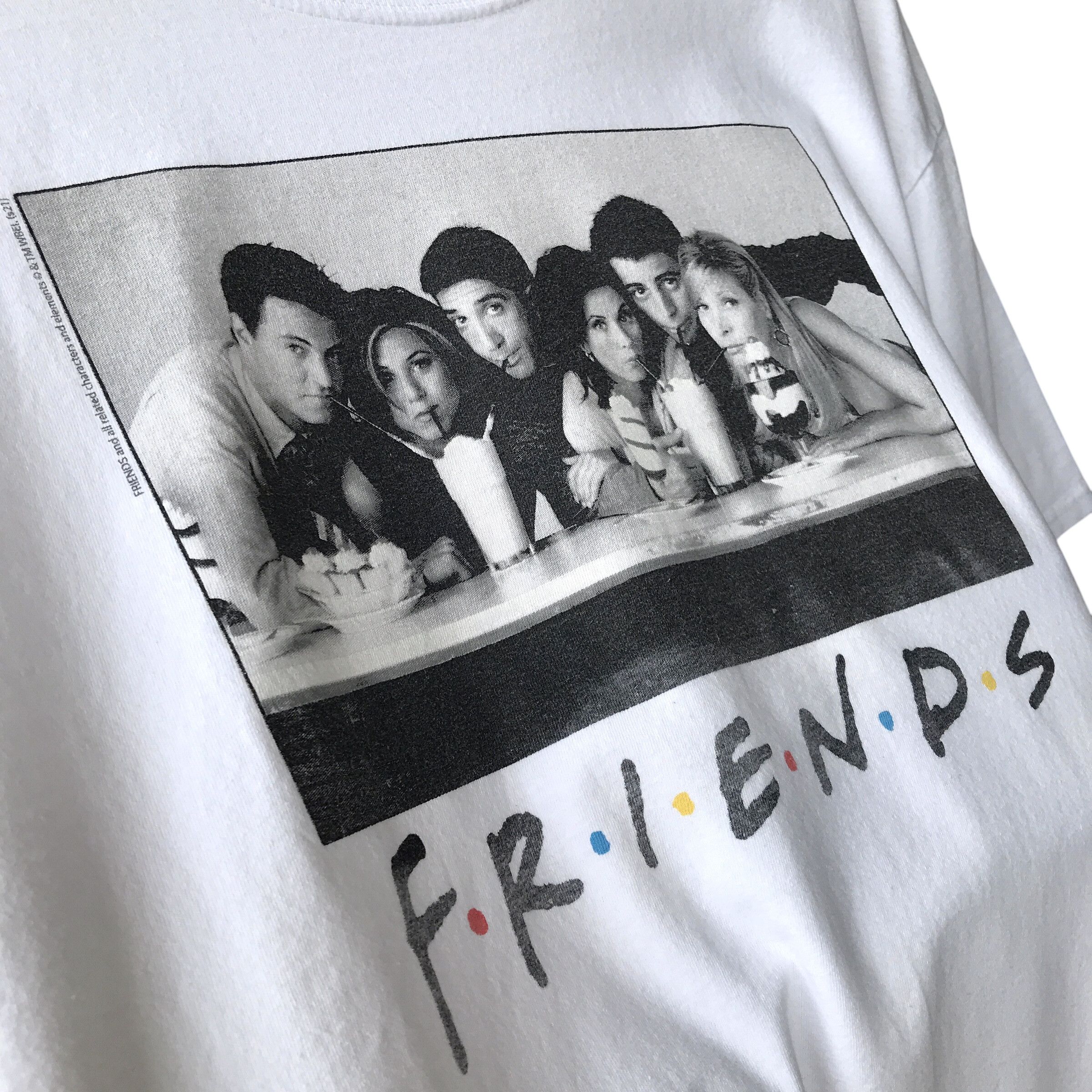 Vintage Friends American TV Sitcom Series Licensed Photo Tee Size US L / EU 52-54 / 3 - 4 Thumbnail