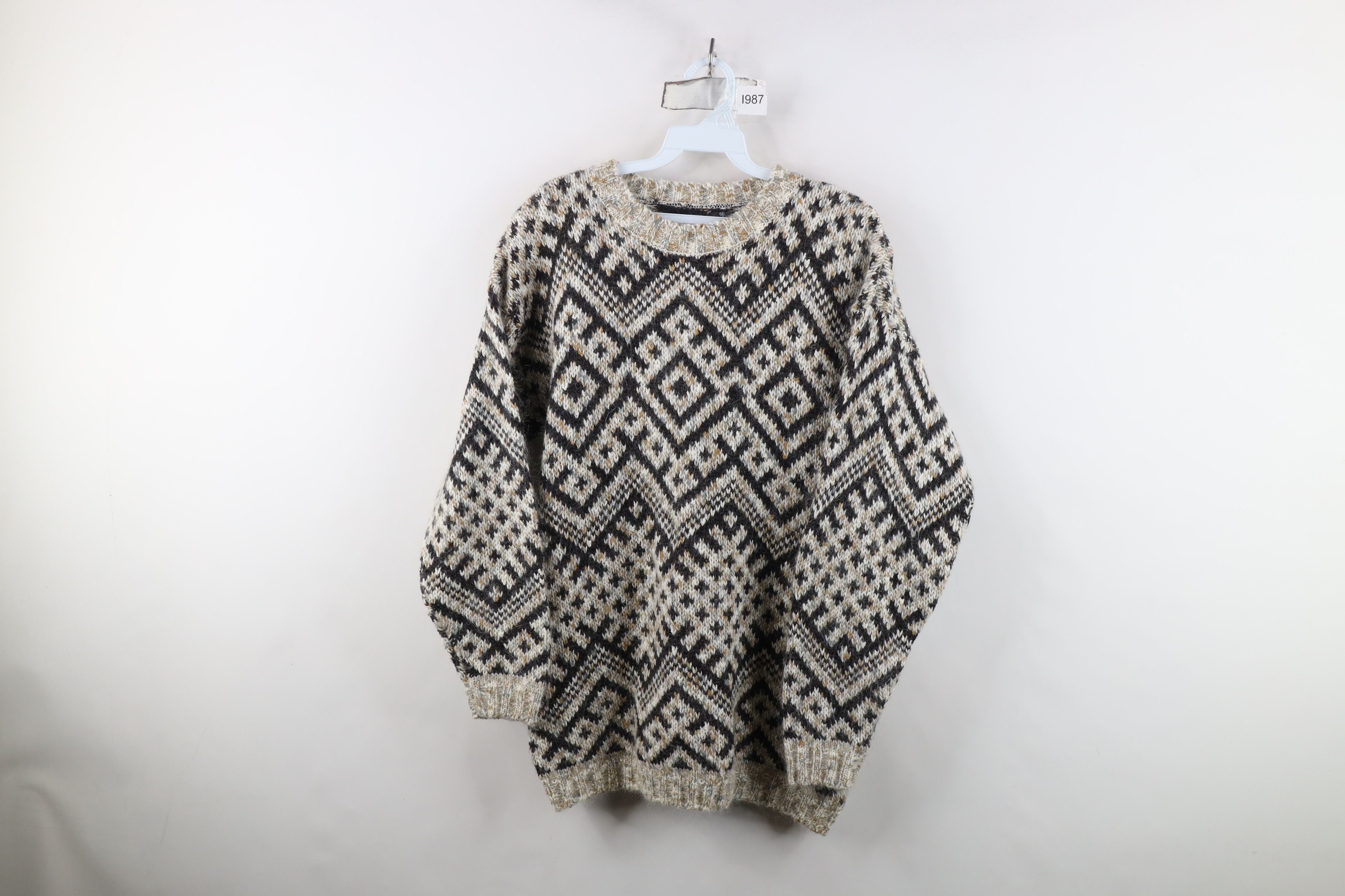 Vintage Vintage 90s Streetwear Wool Mohair Blend Knit Sweater Size M / US 6-8 / IT 42-44 - 1 Thumbnail
