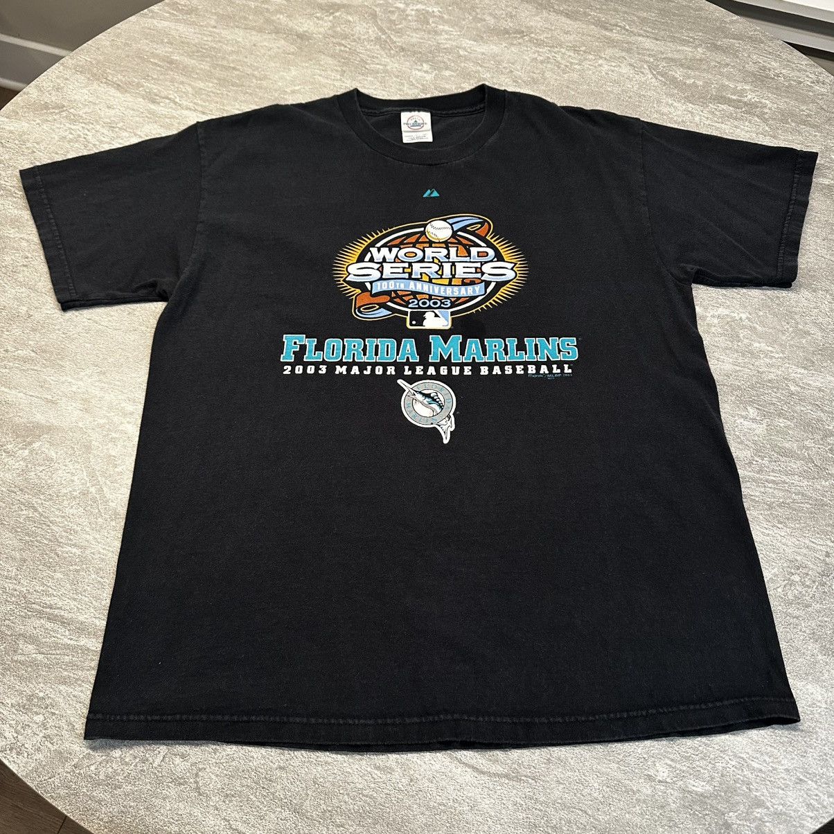 Delta × MLB × Vintage Vintage Florida Marlins 2003 World Series Champion Shirt Y2K Size US L / EU 52-54 / 3 - 1 Thumbnail