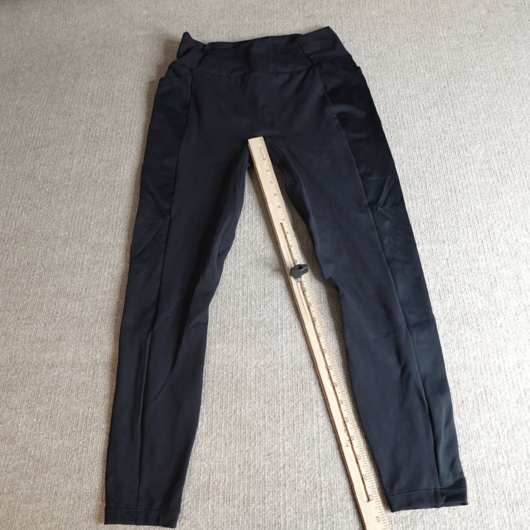 Vintage Honeylove Leggings Womens XL Black Solid 2.0 Activewear Yoga Legging Ankle 90s? Size 40" / US 18 - 7 Thumbnail
