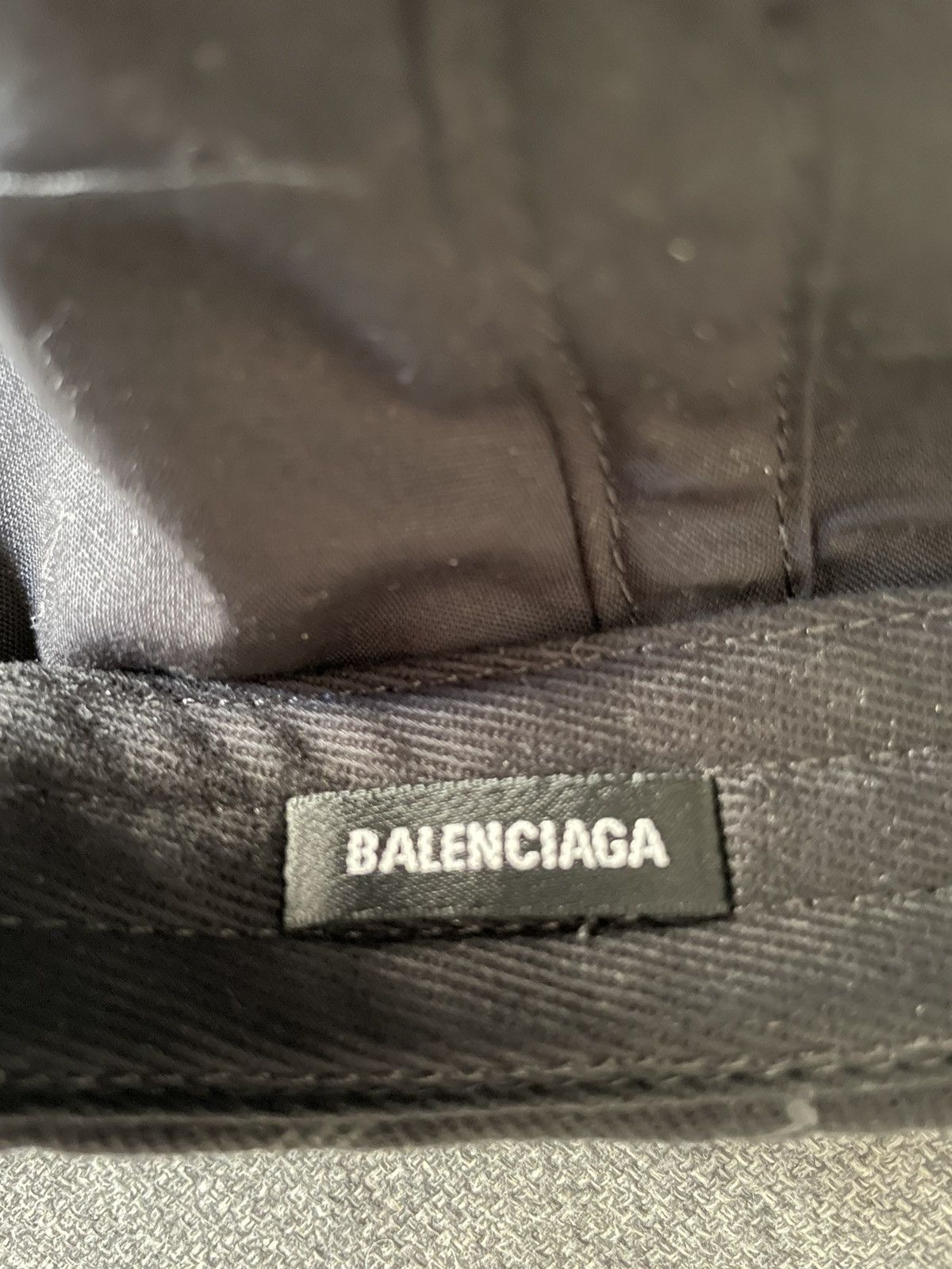Balenciaga Balenciaga BB Monogram Black Baseball Cap Size ONE SIZE - 7 Thumbnail