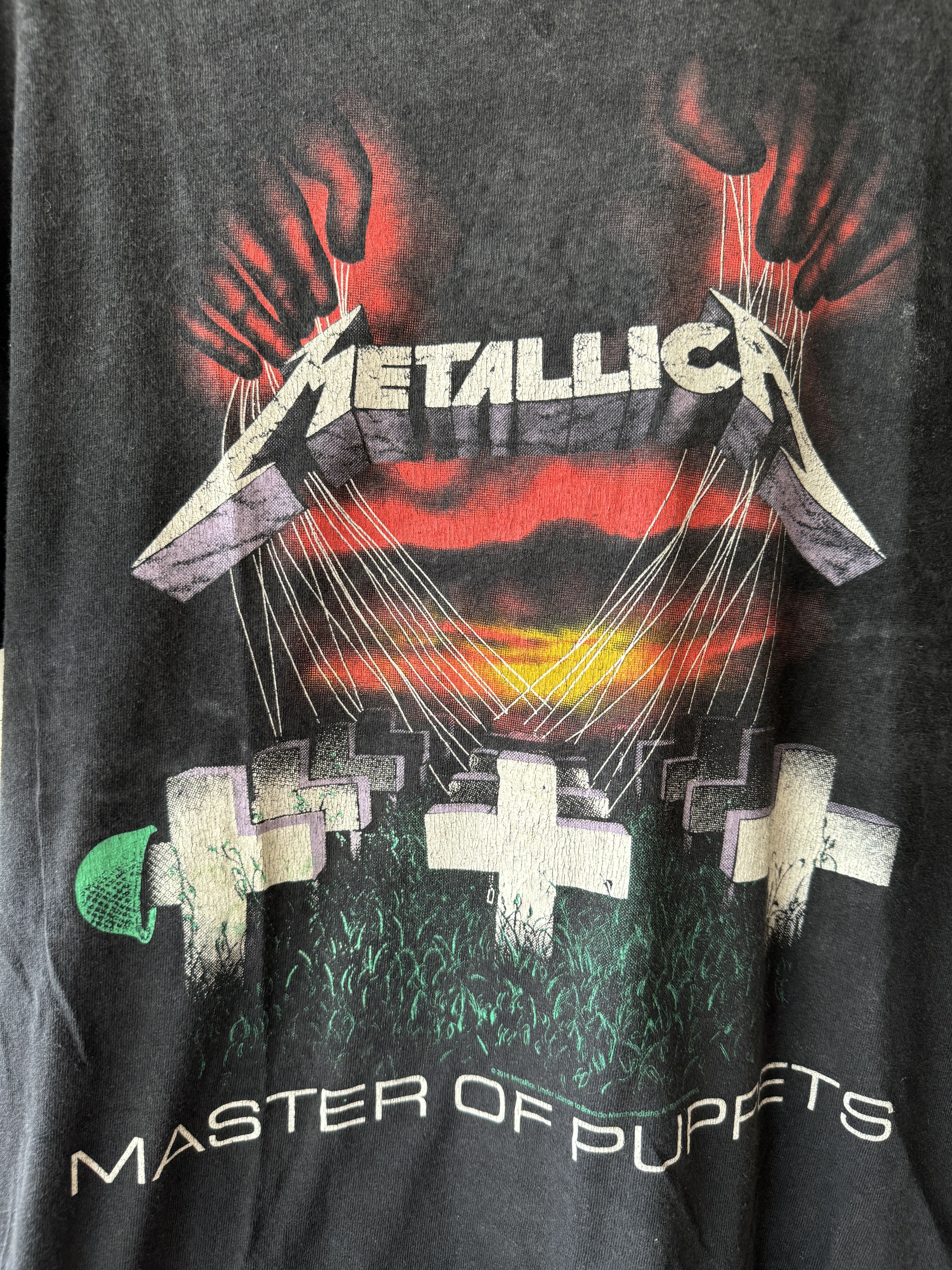 Band Tees × Metallica VINTAGE METALLICA 'MASTER OF PUPPET' ROCK TEE Size US M / EU 48-50 / 2 - 3 Thumbnail