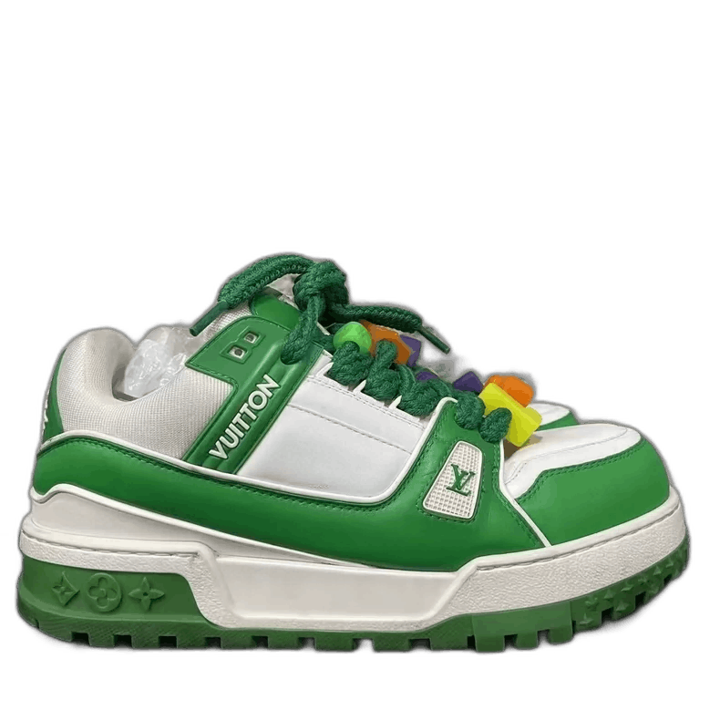 Louis Vuitton Louis Vuitton Green Trainer Maxi Sneakers-yf Size US 8 / EU 41 - 1 Thumbnail