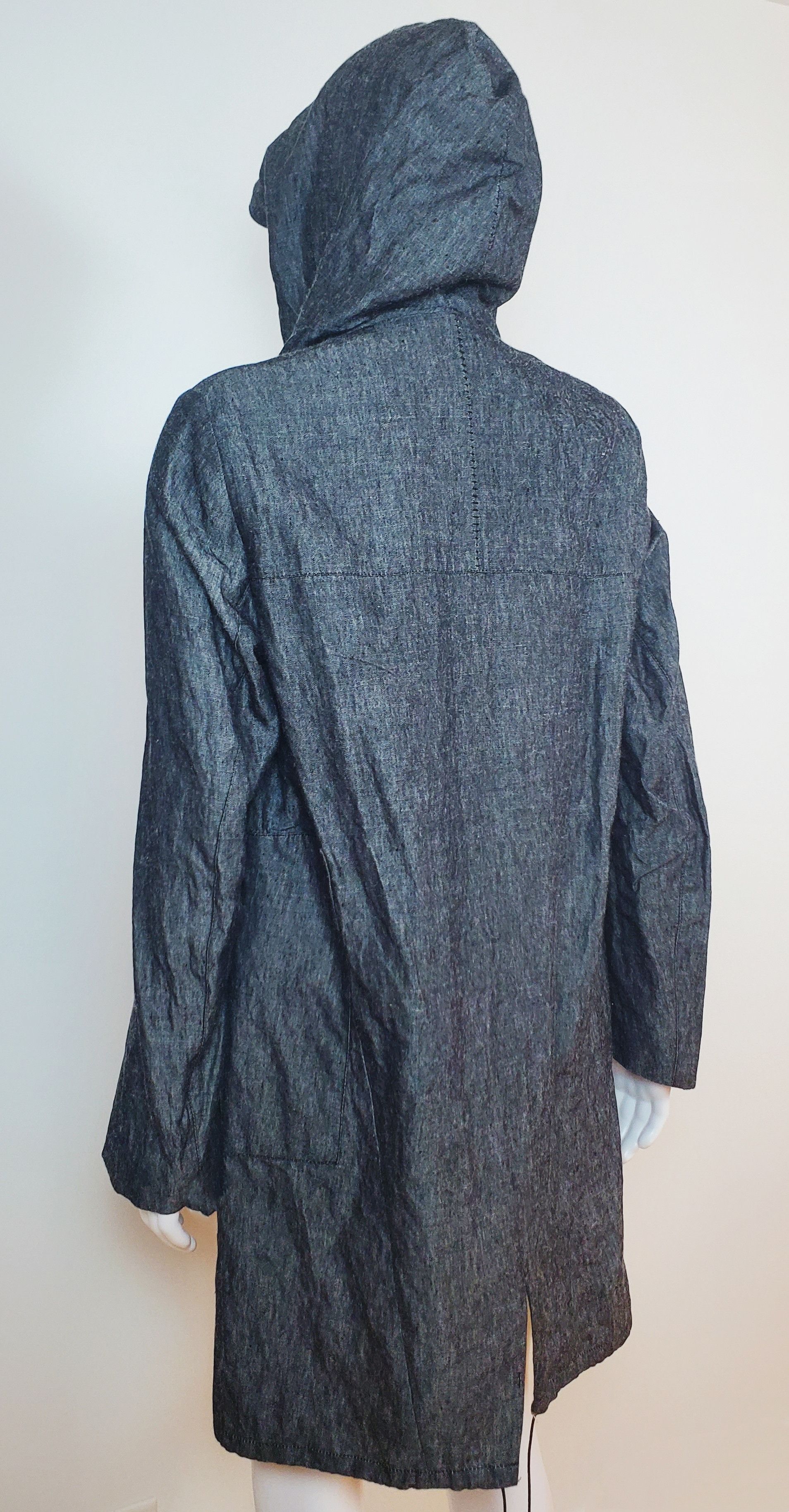 Masnada MASNADA Storm Grey Hoodie Designers Overcoat Jacket Size US M / EU 48-50 / 2 - 9 Thumbnail