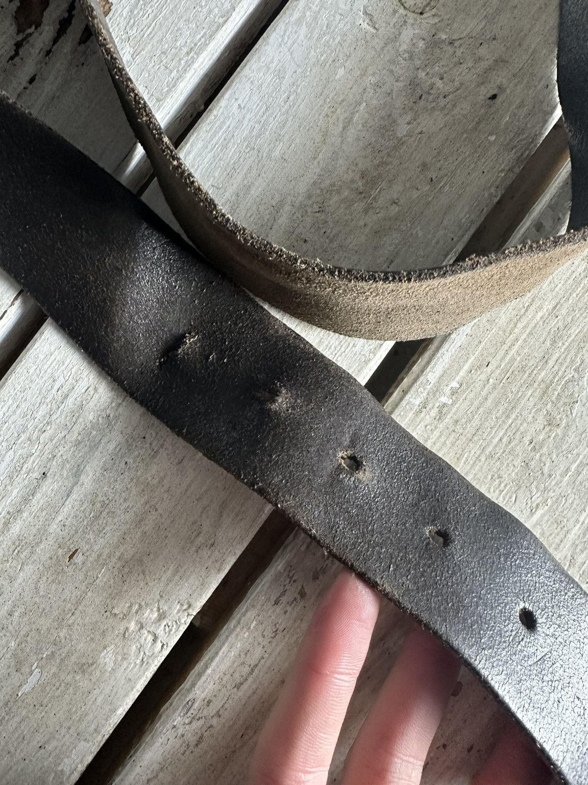G-Star RARE🚨 G-STAR RAW VINTAGE LEATHER BELT BUCKLE Y2K Size ONE SIZE - 8 Thumbnail