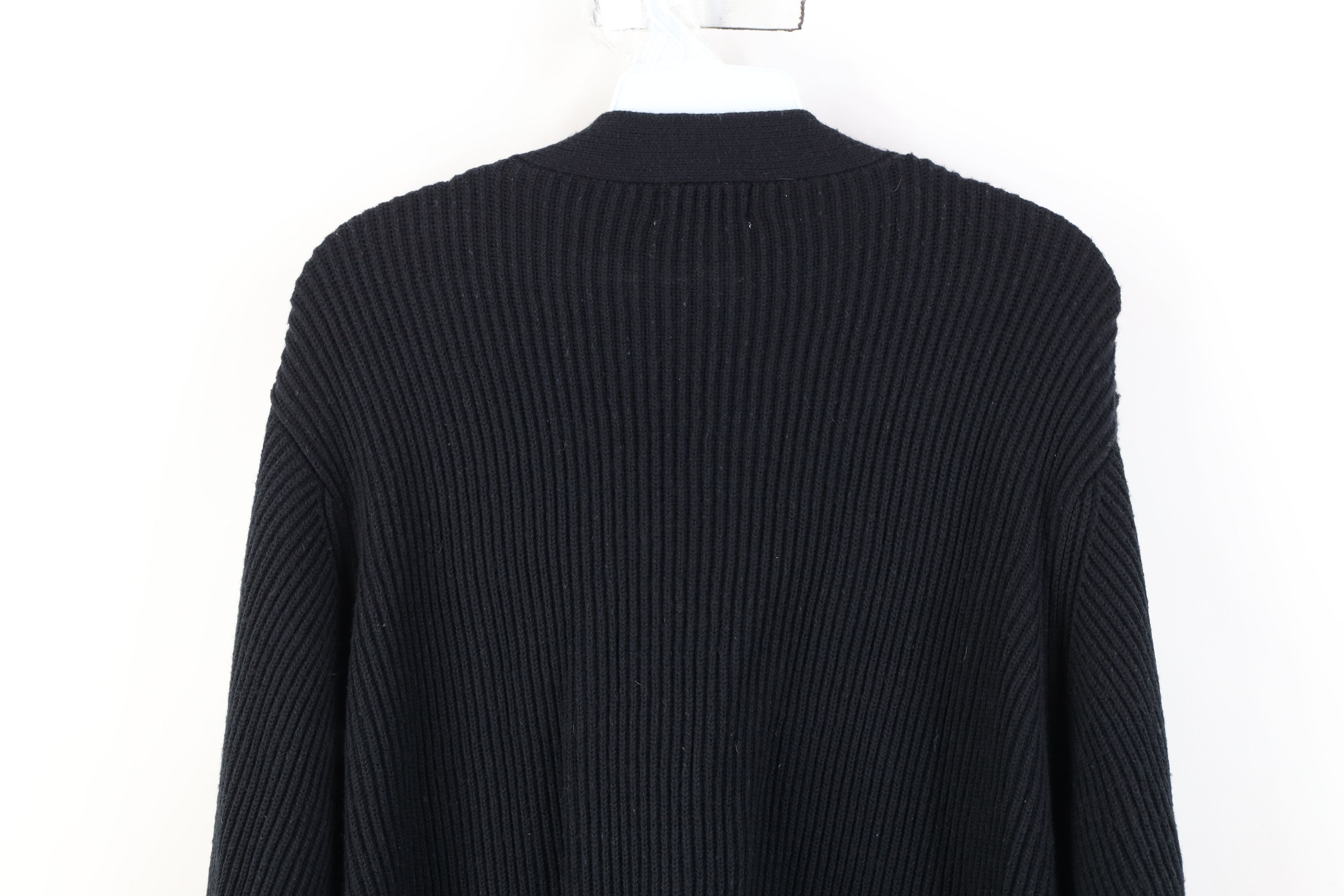 Vintage Vintage 90s Streetwear Chunky Ribbed Knit Cardigan Sweater Size S / US 4 / IT 40 - 12 Thumbnail