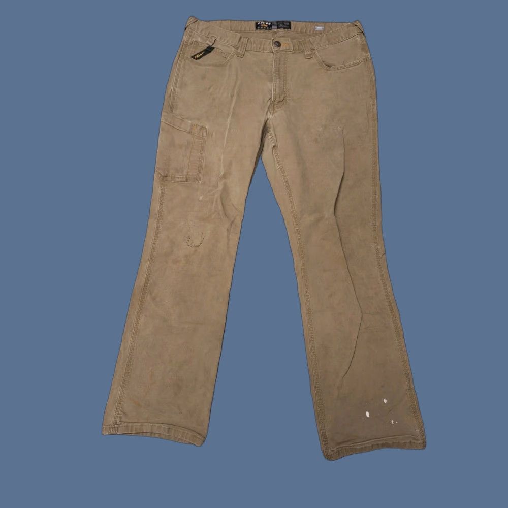 Ariat Ariat Rebar M4 Pant Men 36x32 Tan Relaxed Straight Flaws Size US 36 / EU 52 - 1 Thumbnail