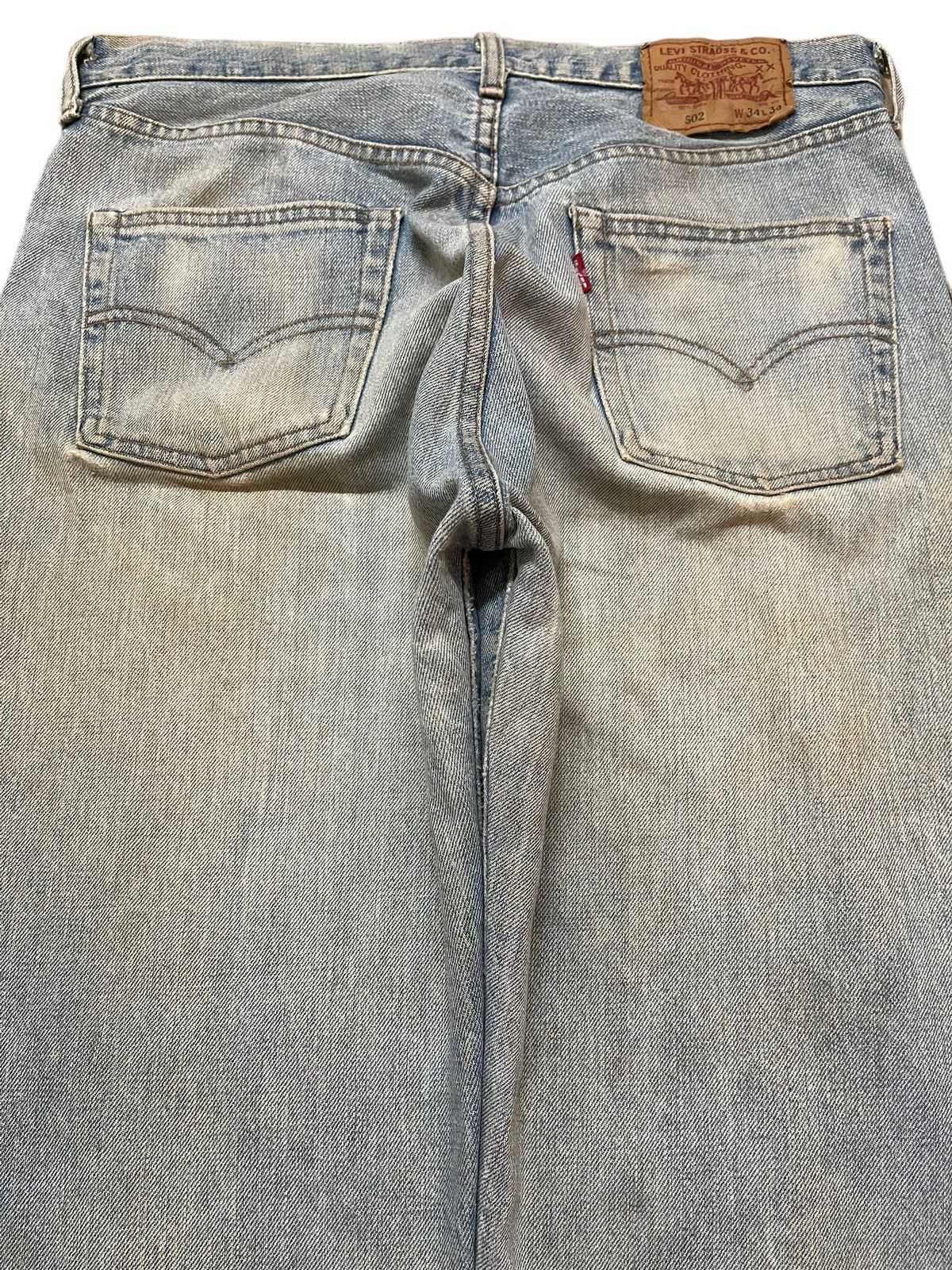 Levi's Vintage 80s Levis 502 Mud Wash Distressed Relaxed Straight Size US 33 - 5 Thumbnail