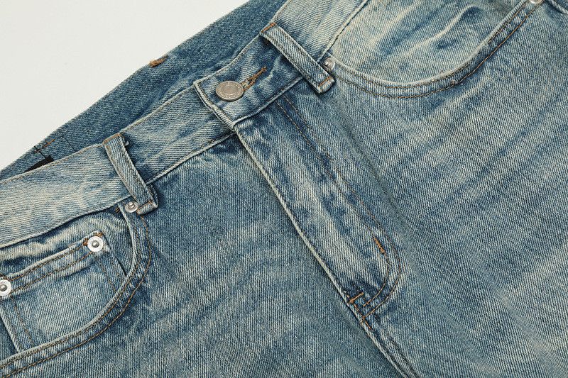Vintage American retro men's street casual straight hip-hop jeans Size US 32 / EU 48 - 3 Thumbnail