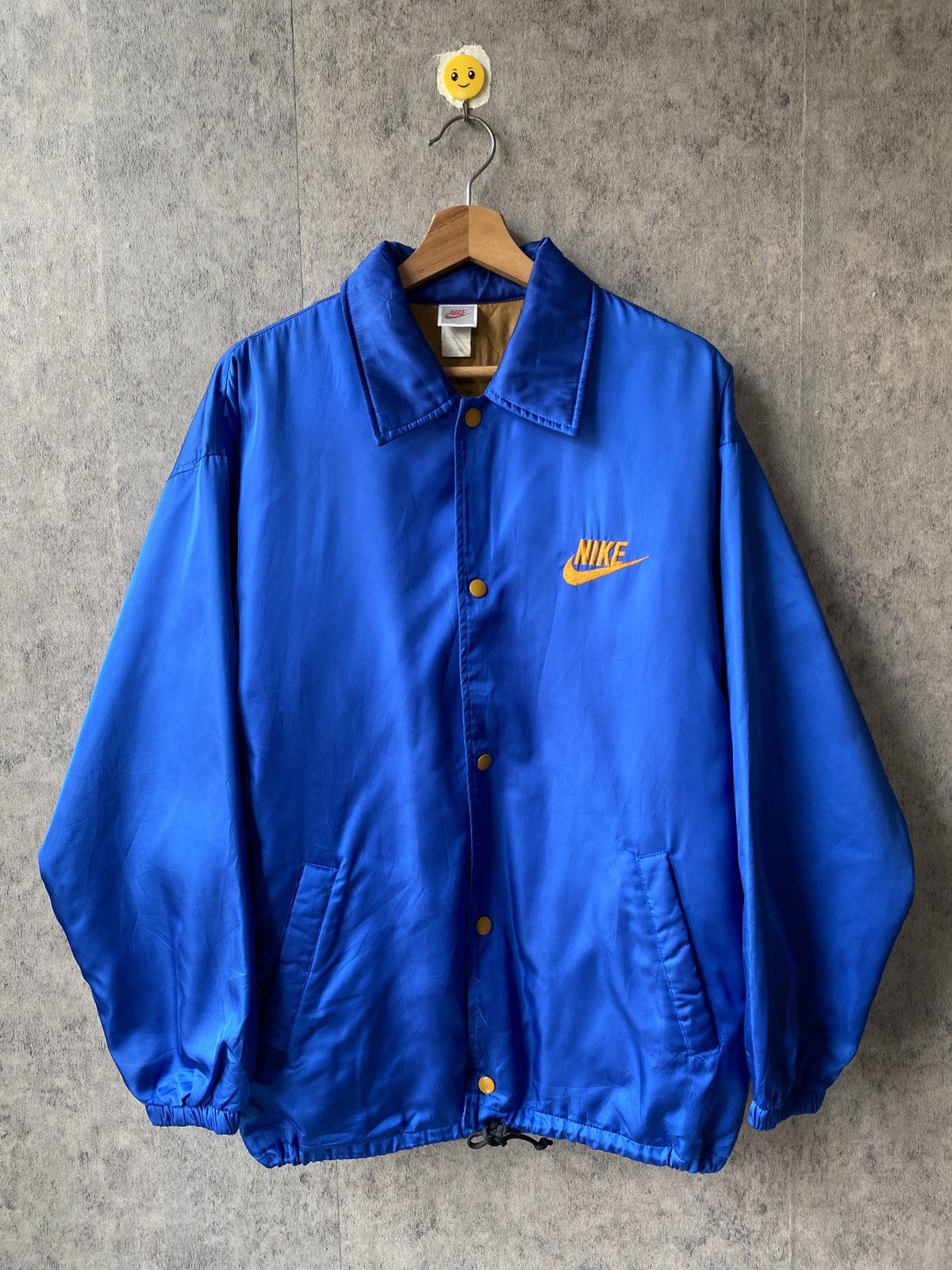 Nike Vintage 90s Nike Grey Tag Nylon Coach Jacket Size US M / EU 48-50 / 2 - 3 Thumbnail