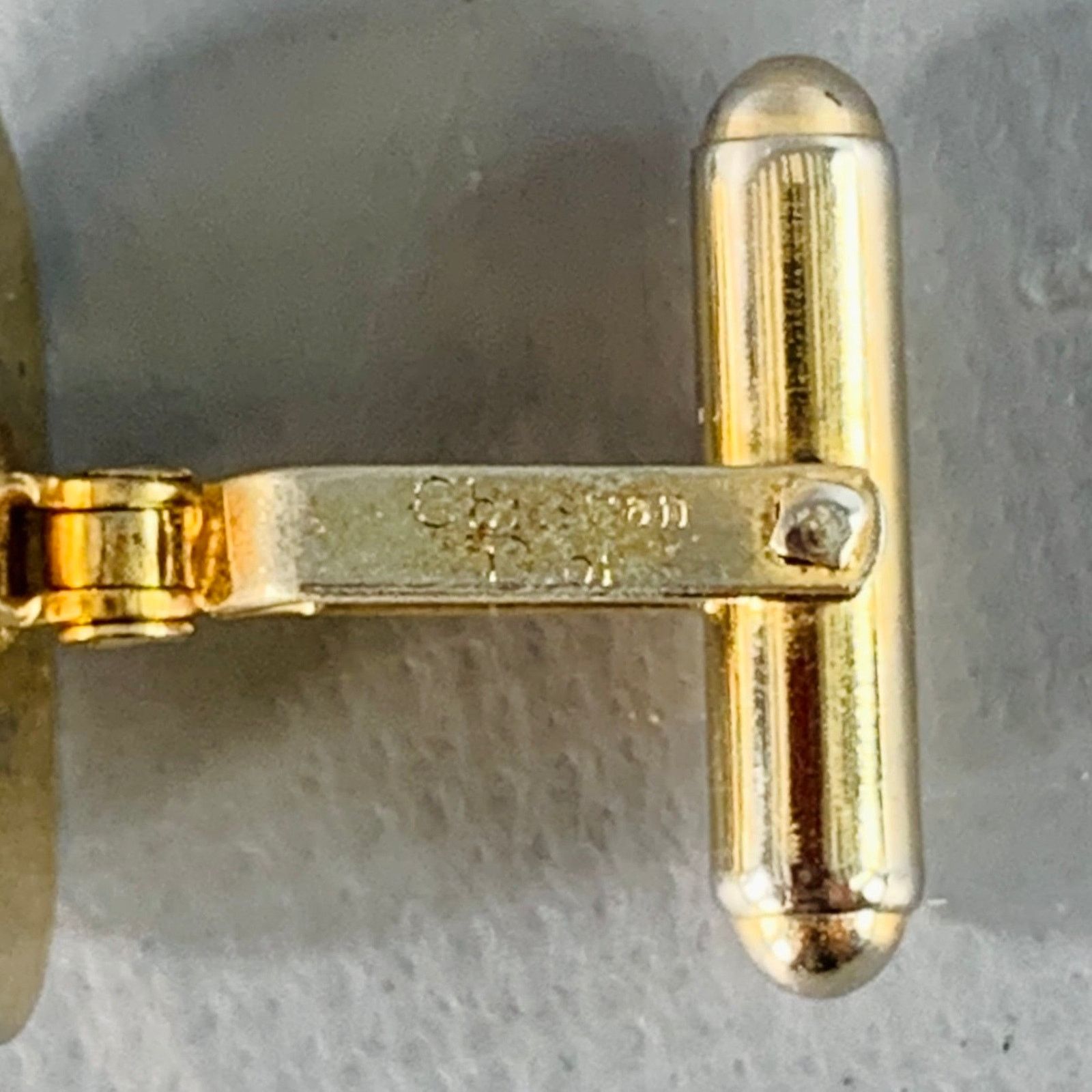 Dior Vintage Gold Silver Logo Metal Cuff Link Tie Clip Set Size ONE SIZE - 6 Thumbnail