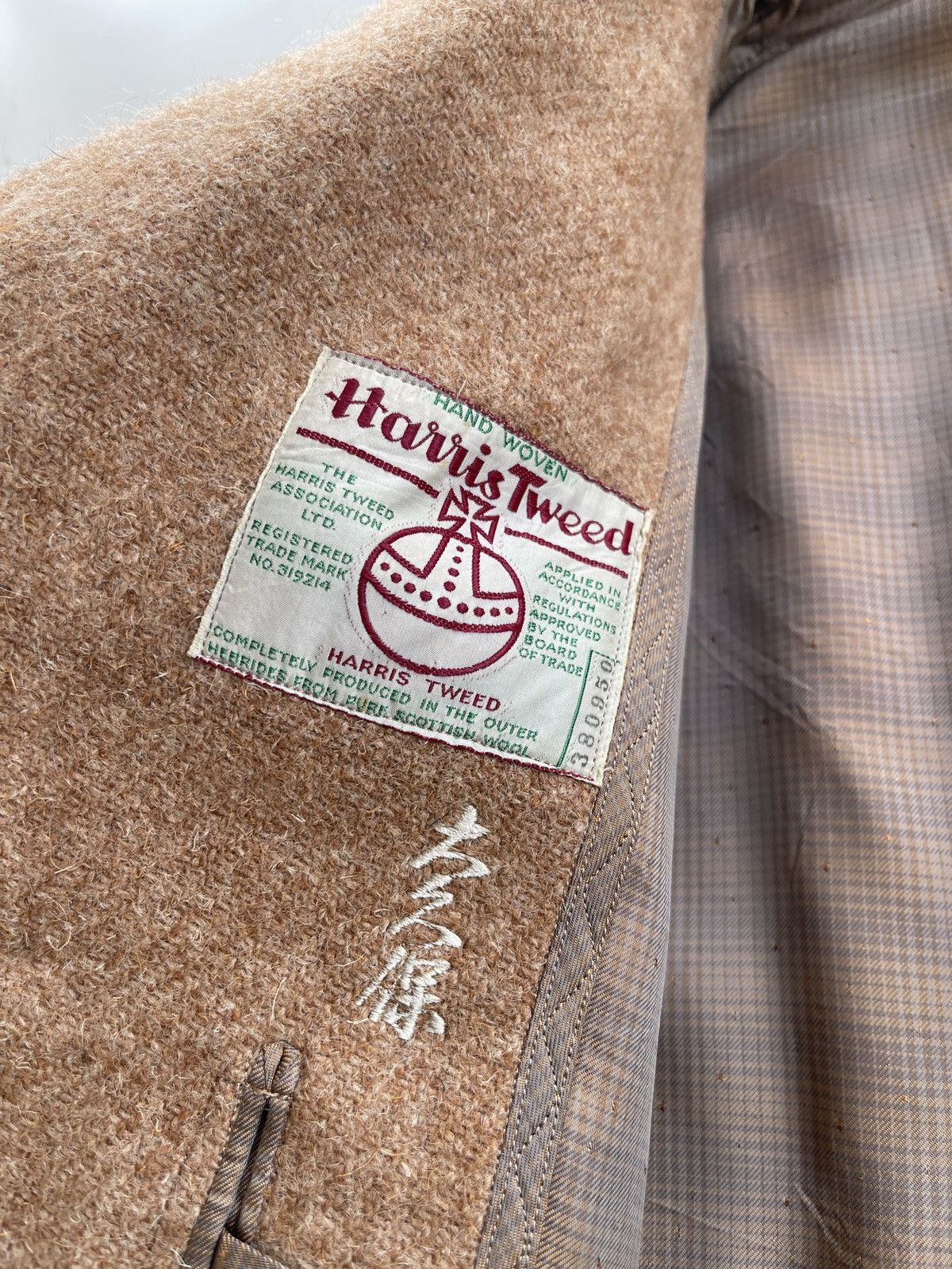 Harris Tweed 1960s Harris Tweed Scottish Wool Longcoat Size US L / EU 52-54 / 3 - 9 Thumbnail