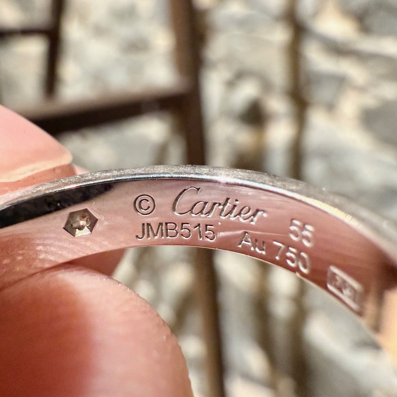 Cartier Cartier White Gold LOVE Small Model 1 Diamond Ring Size ONE SIZE - 8 Thumbnail
