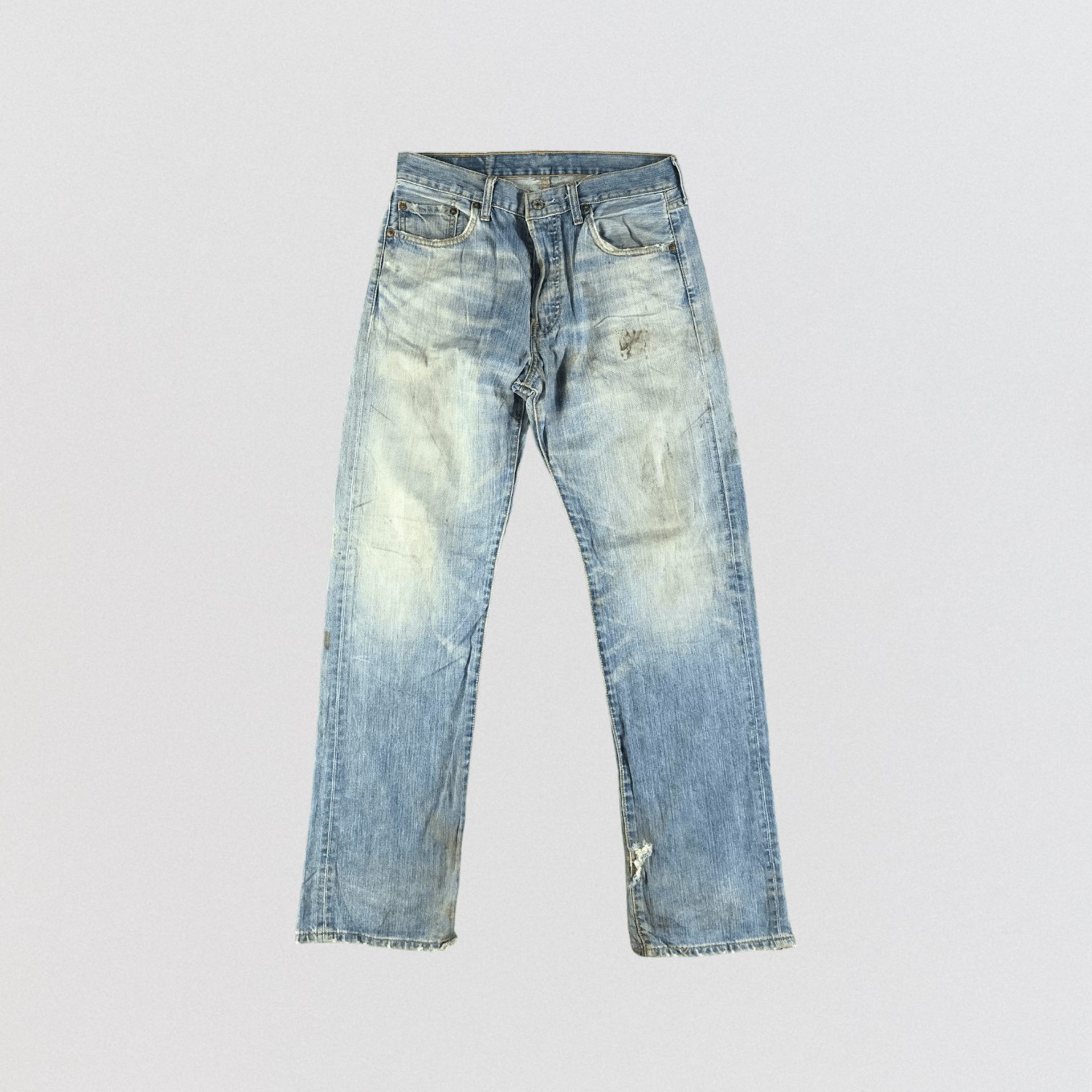 Levi's × Vintage Vintage 90s Blue Wash Levis 501 Jeans-JM3337 Size US 31 - 1 Thumbnail