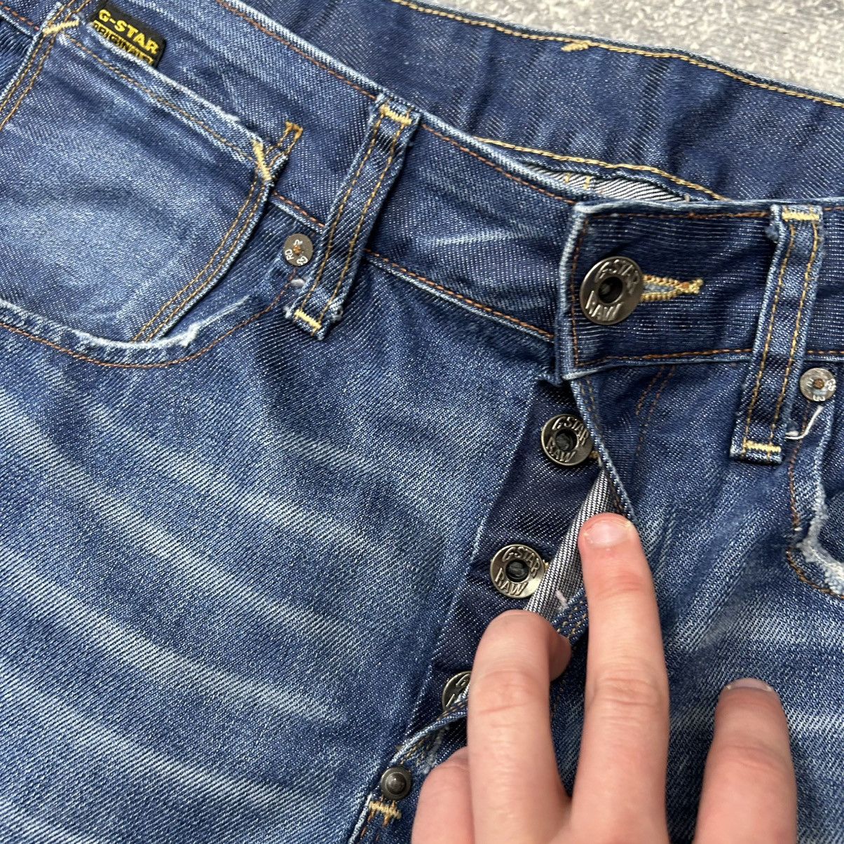 G-Star Mens G-Star Raw Denim Bananas Streetwear opium jeans Size US 32 / EU 48 - 18 Thumbnail