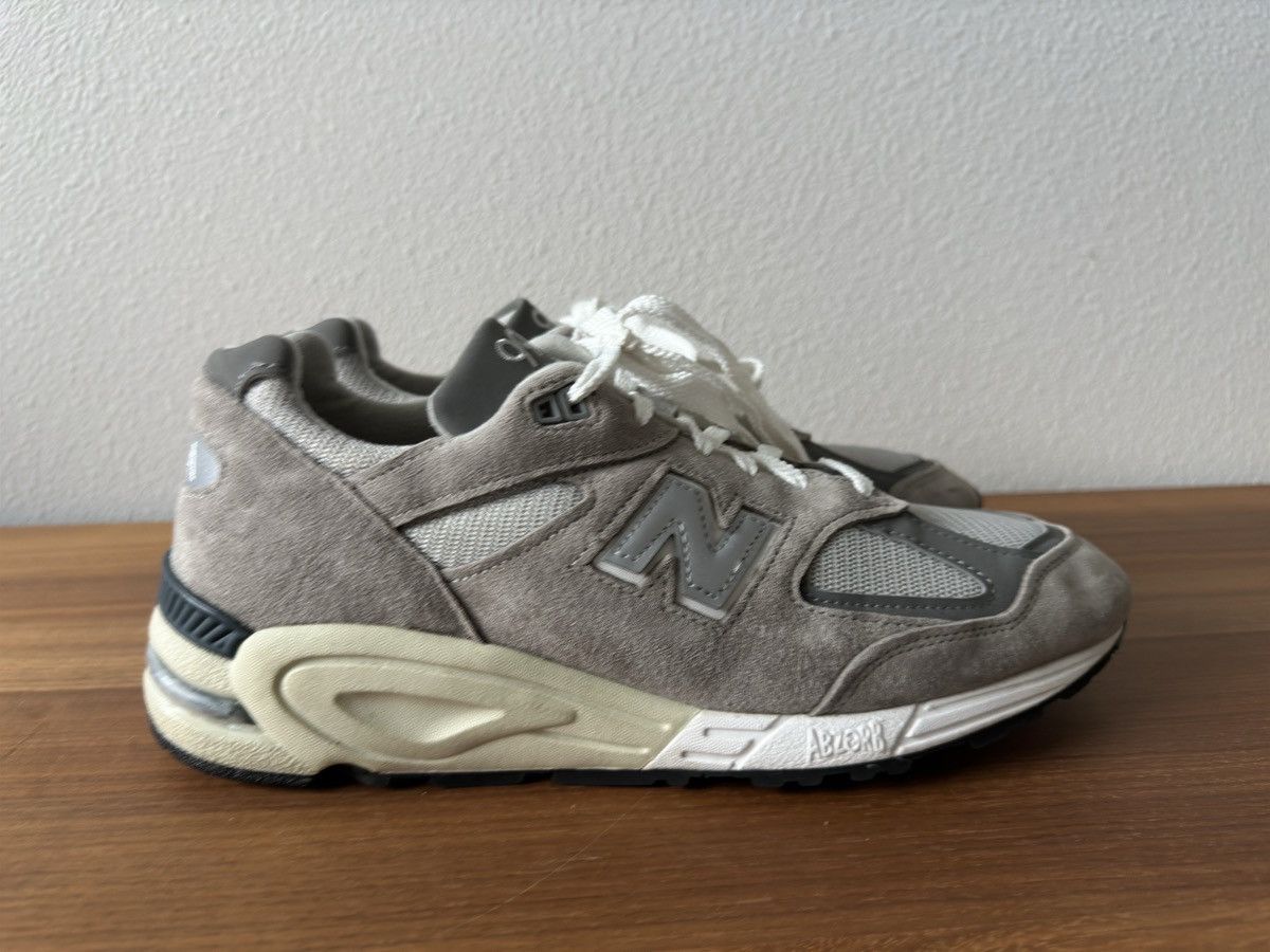 New Balance New Balance 990v2 Grey Made in USA Size US 11 / EU 44 - 4 Thumbnail