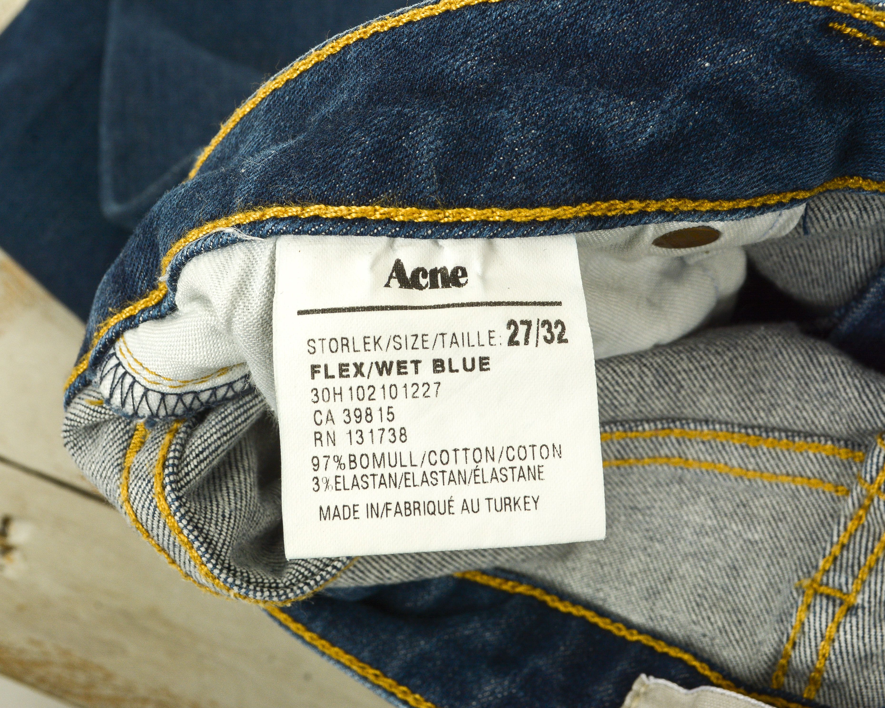 Acne Studios Jeans Fex Women W27 L32 Skinny Slim Denim Pants Trousers Size 27" / US 4 / IT 40 - 4 Thumbnail