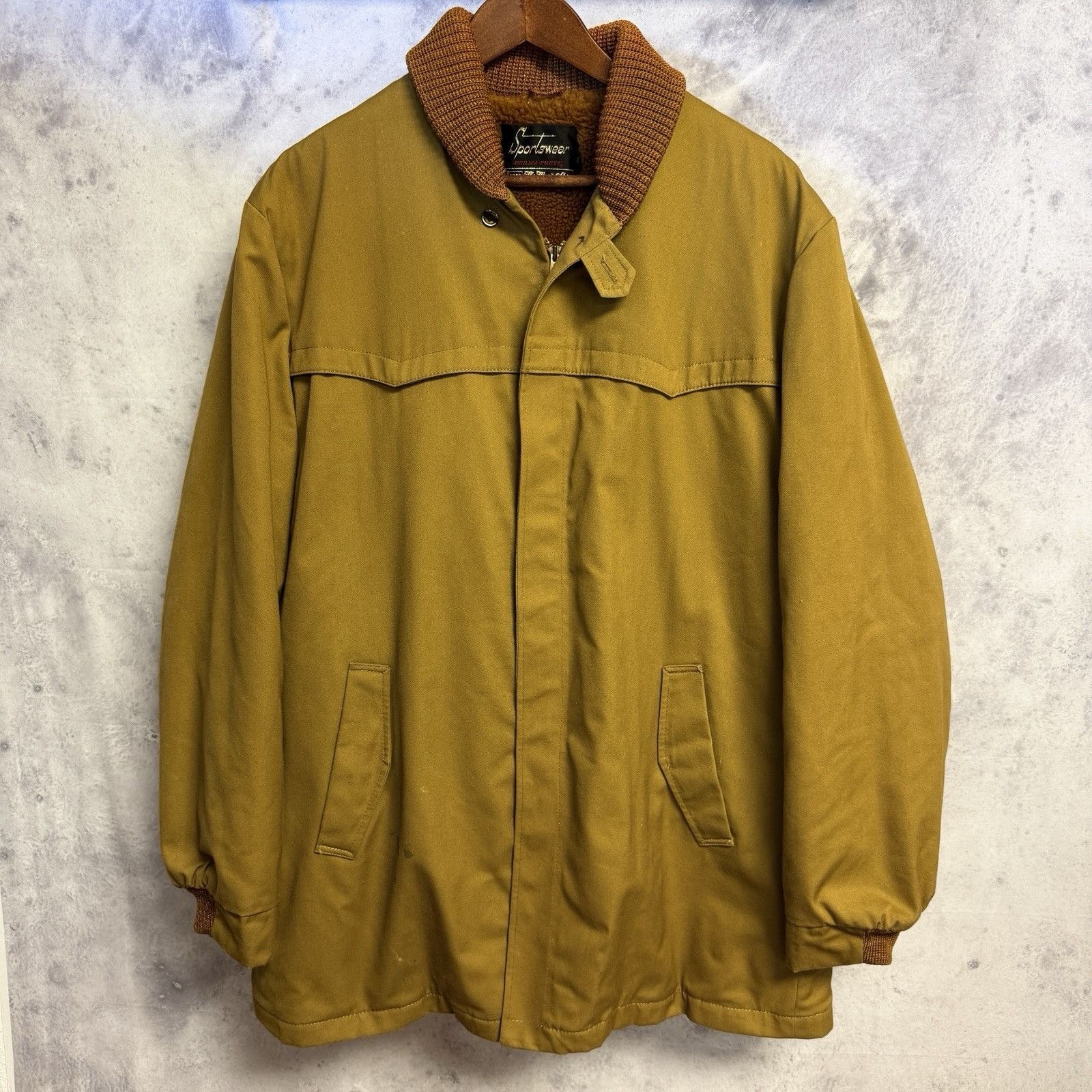 Sears Vintage Sears Sportswear Bomber Jacket Mens 46 L Perma Size US XL / EU 56 / 4 - 1 Thumbnail
