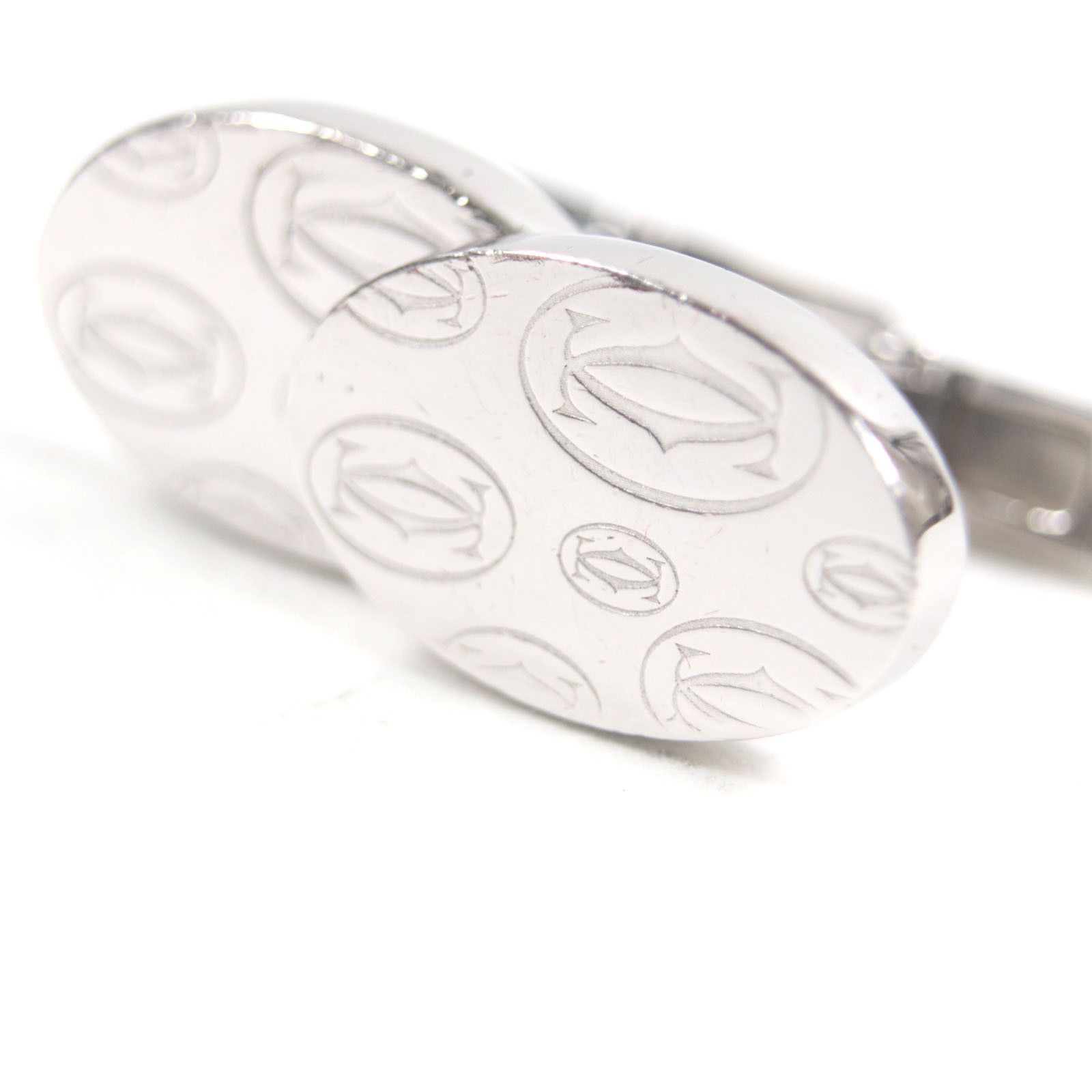 Cartier Cartier Cartier Silver 925 Cufflinks Metal Cufflinks DUTY FREE for USA Size ONE SIZE - 1 Thumbnail