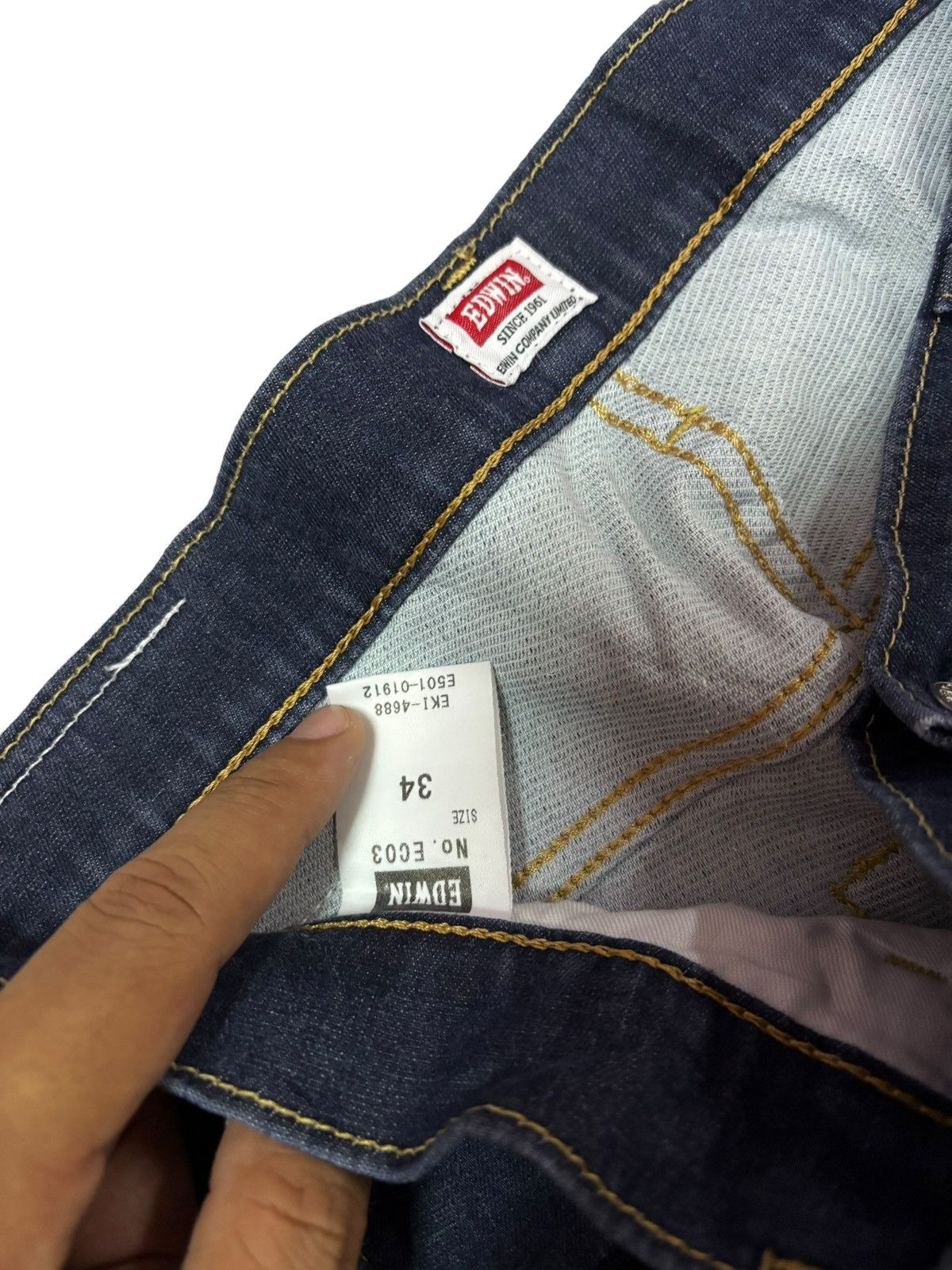 Edwin Vtg Edwin Japan Relaxed Jeans Size US 33 - 10 Thumbnail