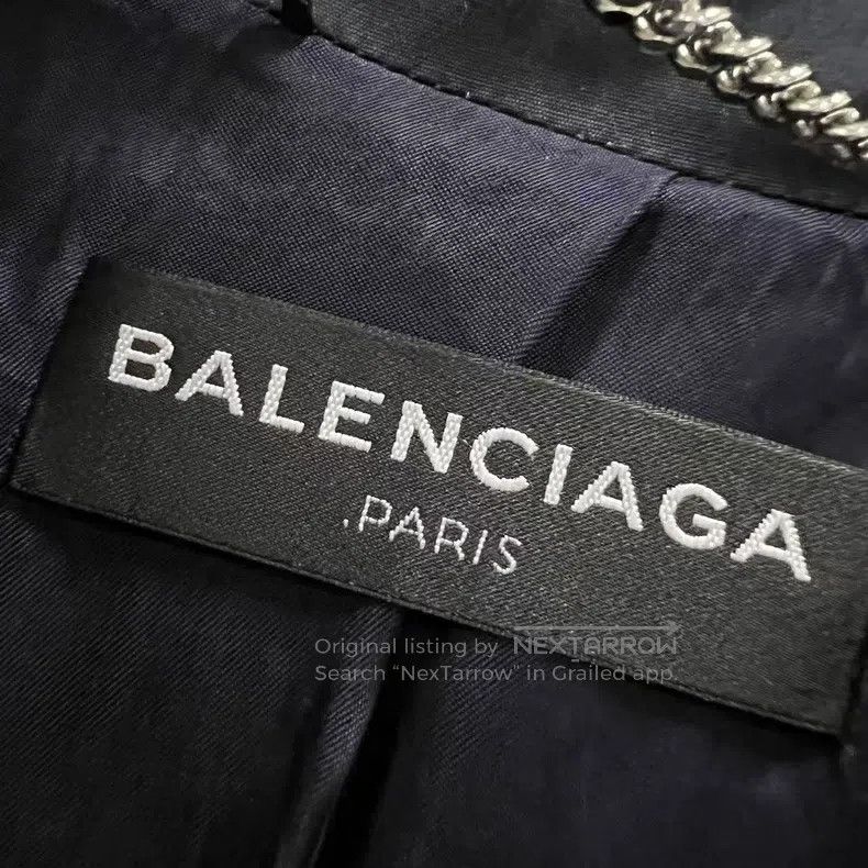 Balenciaga Balenciaga Navy Blue Overcoat Size US M / EU 48-50 / 2 - 3 Thumbnail