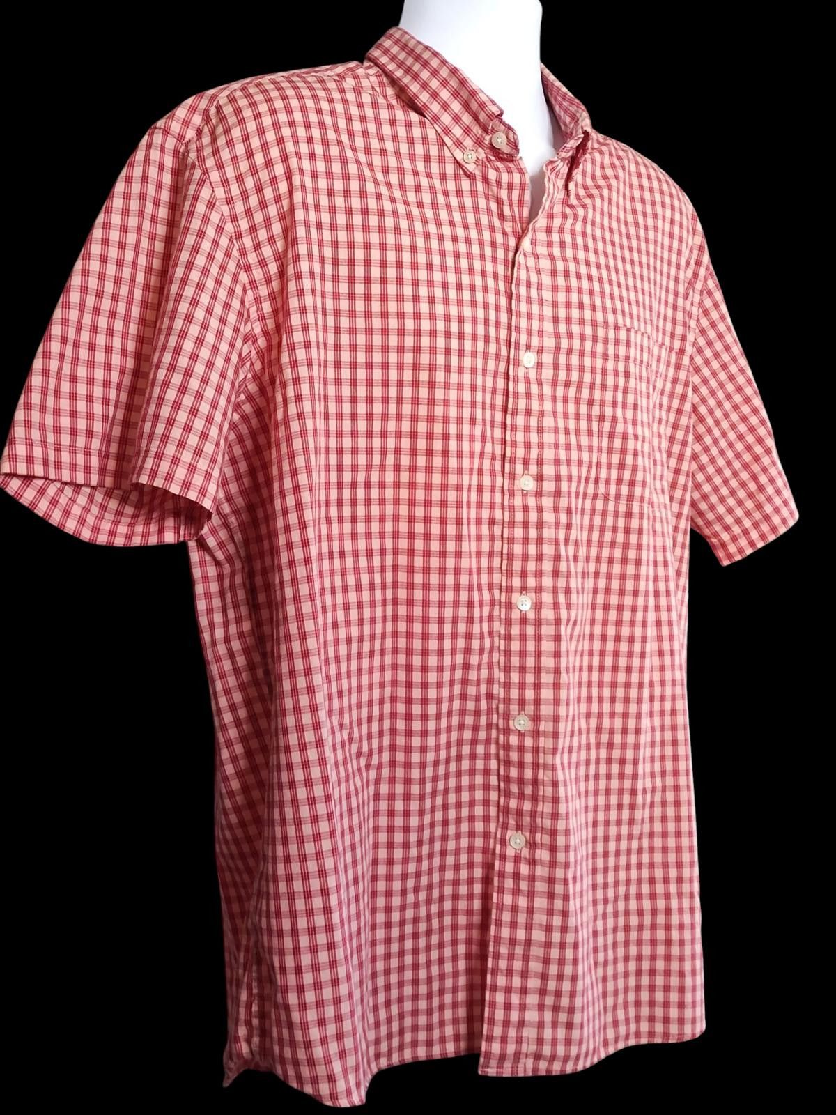 Saddlebred Saddlebred Men's Gingham Short Sleeve Casual Shirt Size US XL / EU 56 / 4 - 4 Thumbnail