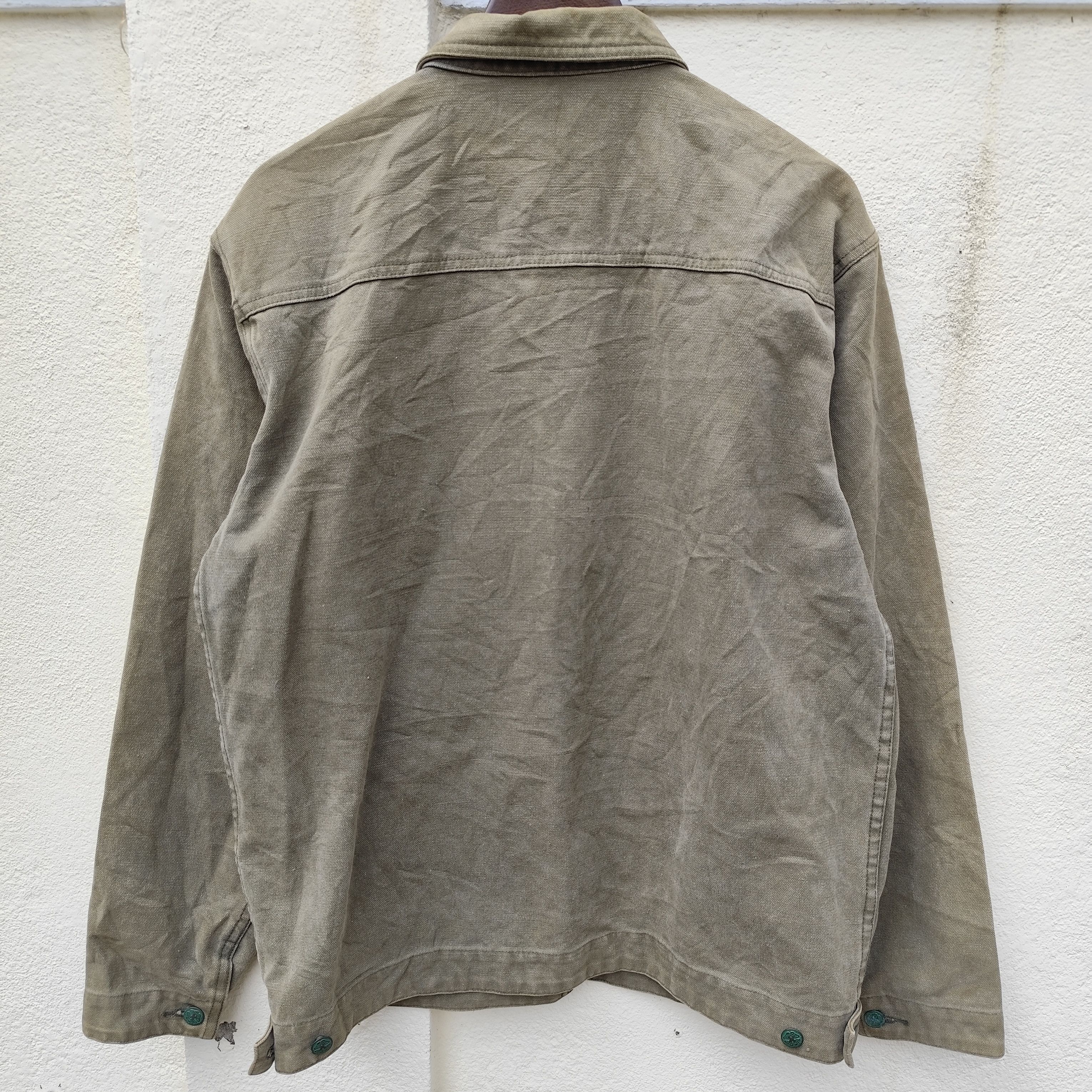 Oshkosh × Vintage VINTAGE OSHKOSH CLASIC CHORE TATTERED JACKET Size US XL / EU 56 / 4 - 9 Thumbnail