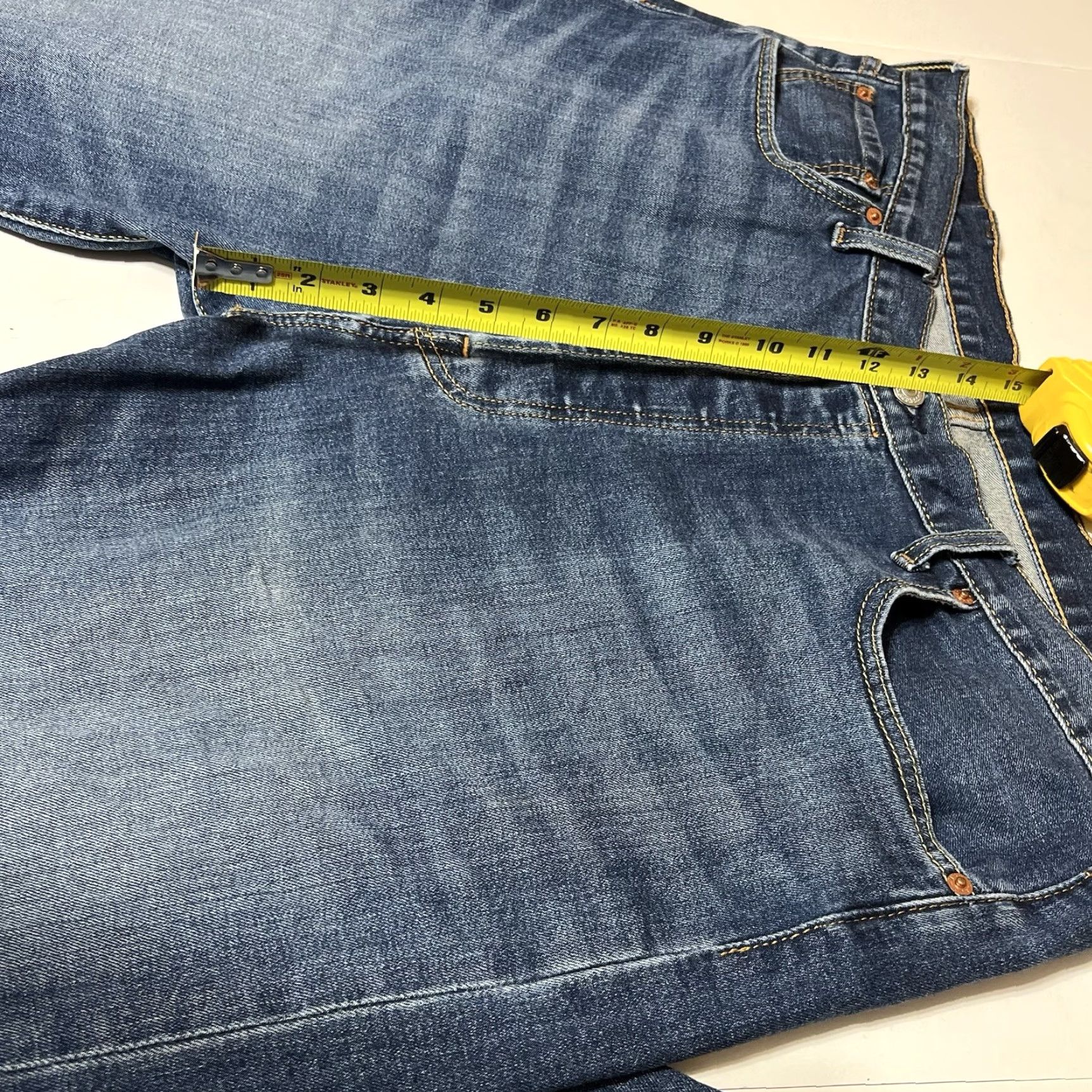 Levi's VINTAGE Levis 501 Jeans Mens Button Fly Denim Straight Original Fit 42x29 42x30 Blue 5-Pocket Regular Mens Classic Levi'S 501 Series Jeans Set Size US 42 / EU 58 - 4 Thumbnail