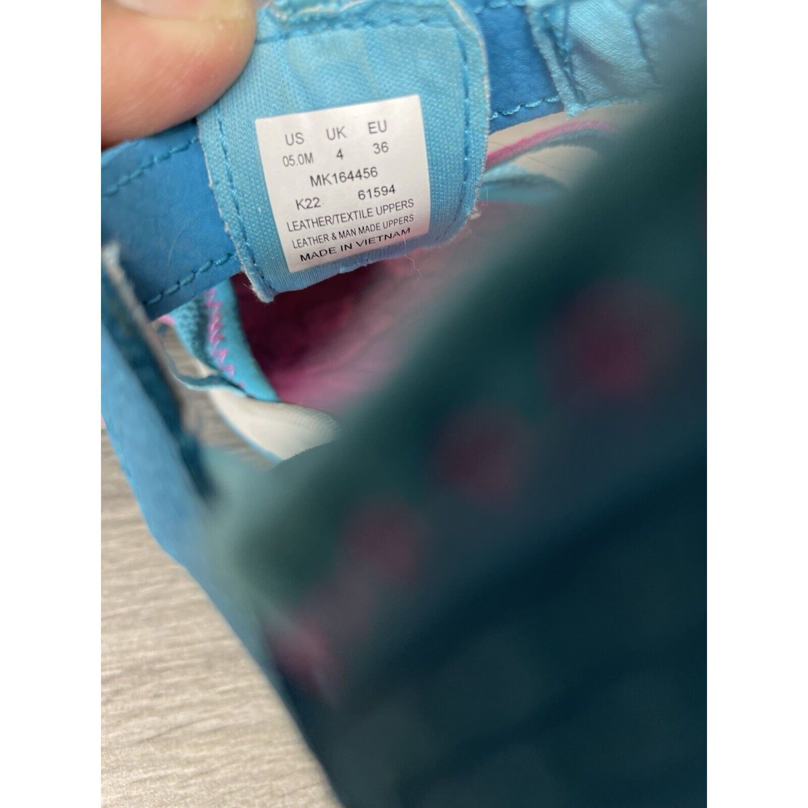 Merrell Merrell 61594 Blue Textile Synthetic Mesh Maryjane Strap Sho Size US 5 / IT 35 - 7 Thumbnail