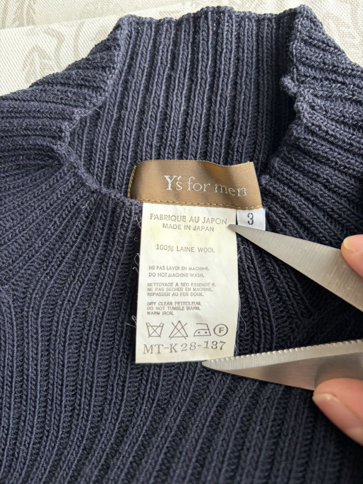 Yohji Yamamoto Yohji Yamamoto Wool Sweater Size US M / EU 48-50 / 2 - 6 Thumbnail