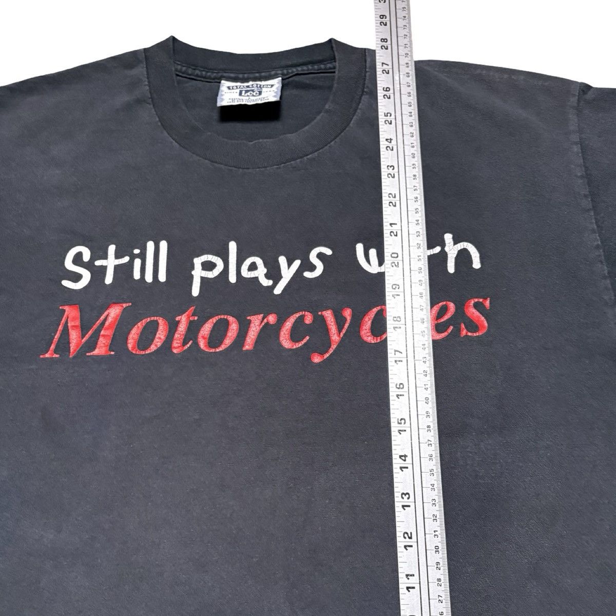 Other Vintage Faded Still Plays With Motorcycles Graphic T-Shirt Size US L / EU 52-54 / 3 - 5 Thumbnail