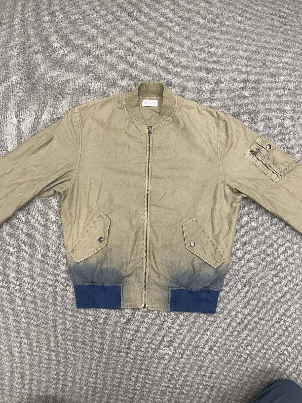 John Elliott John Elliott Beige Bomber Jacket Size US M / EU 48-50 / 2 - 1 Thumbnail