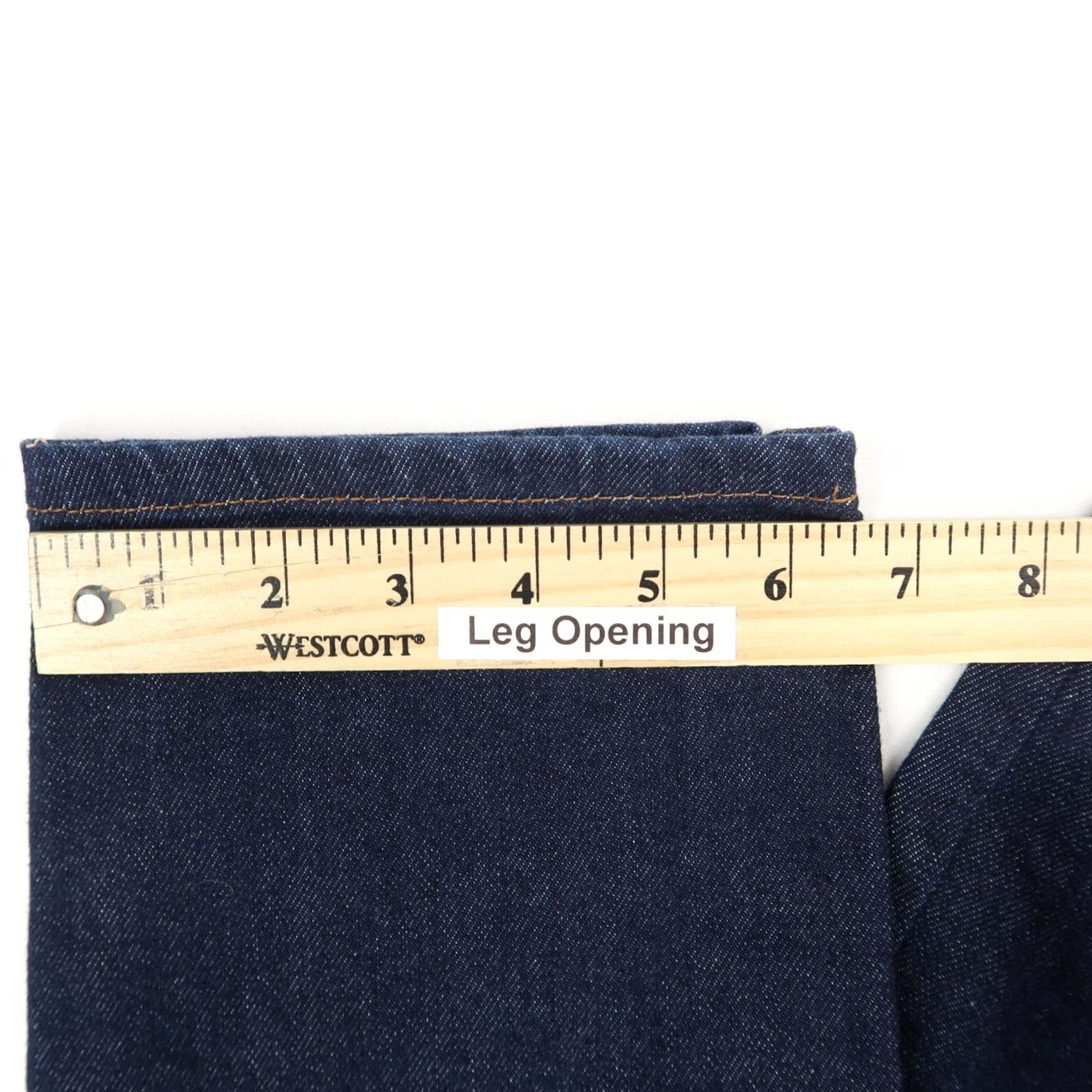 Mott & Bow VINTAGE Mott & Bow Boyfriend Jeans Womens 27x28 Dark Blue Ludlow Stretch Denim Size 27" / US 4 / IT 40 - 6 Thumbnail