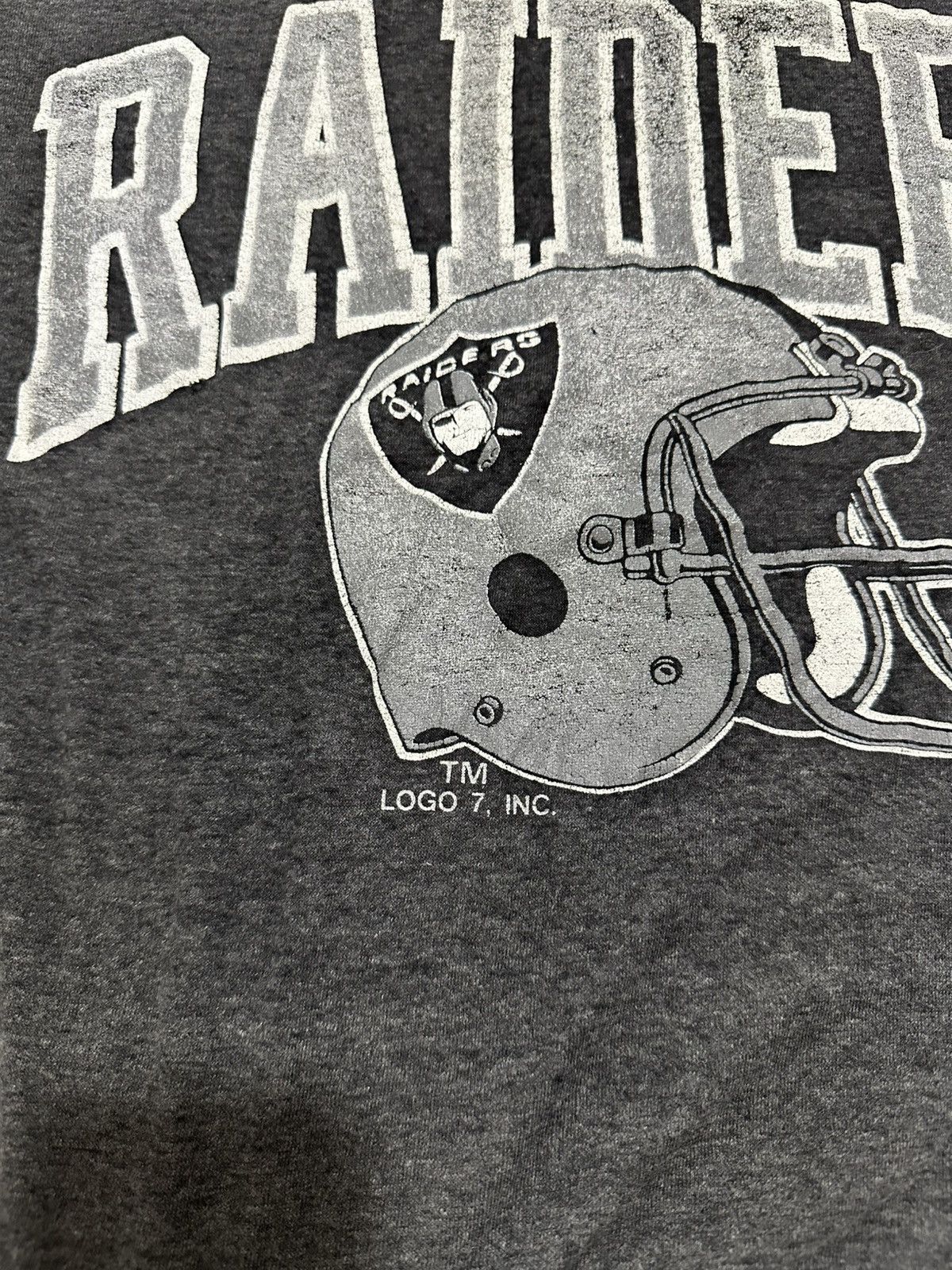 NFL Trash Vintage 90’s Los Angeles Raiders Shirt Vtg Logo 7 USA Size US L / EU 52-54 / 3 - 6 Thumbnail