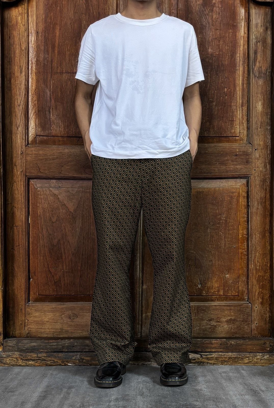 Dries Van Noten Patterned Print Trousers Size US 33 - 1 Thumbnail