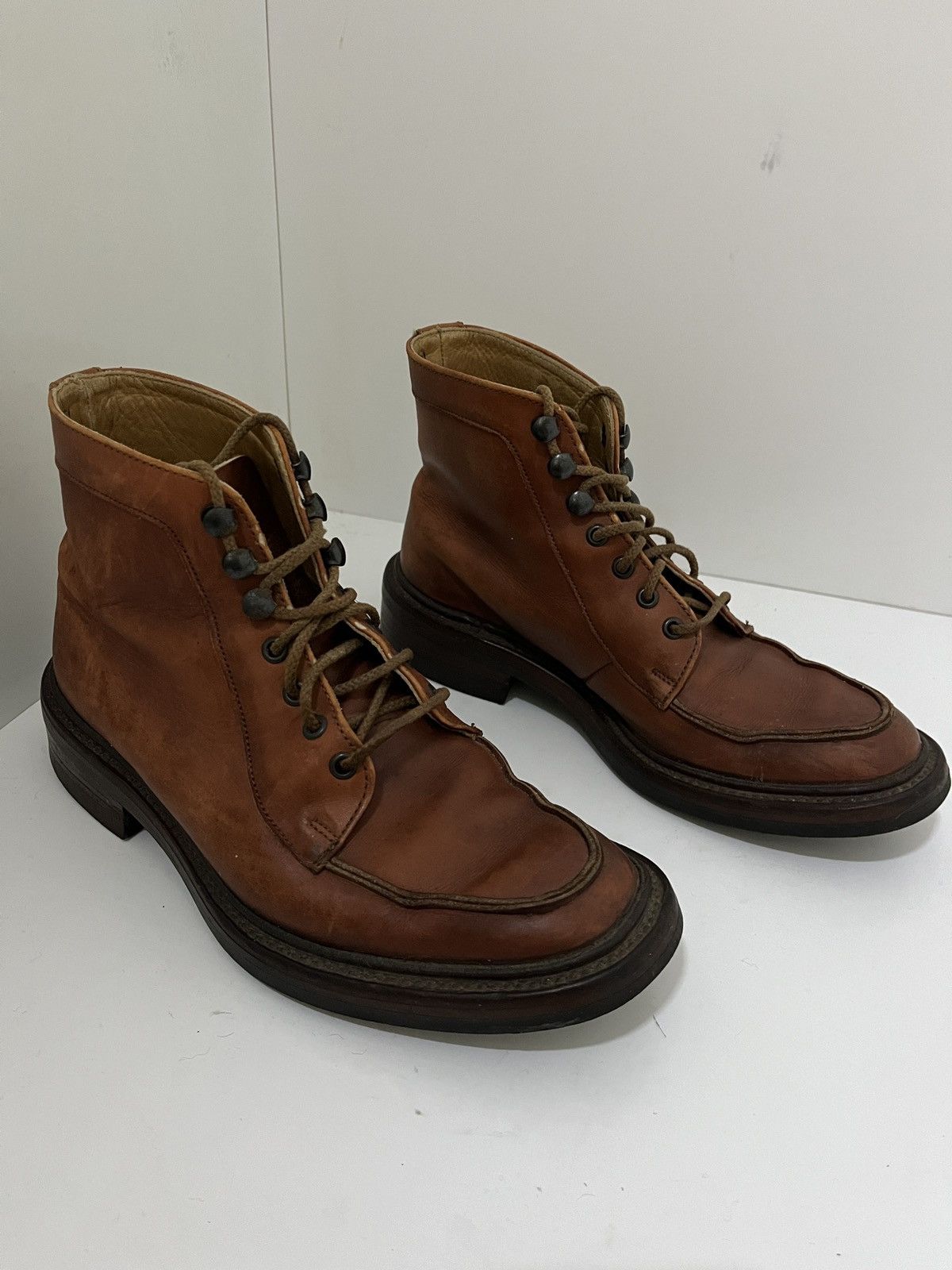 Tricker's Tricker’s U Tip Boots Size US 7 / IT 37 - 3 Thumbnail