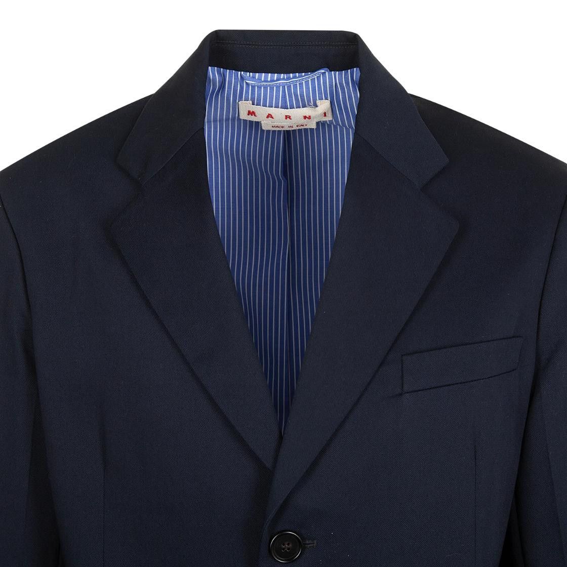 Marni o1y0225 Blazer in Midnight Blue Size US M / EU 48-50 / 2 - 3 Thumbnail