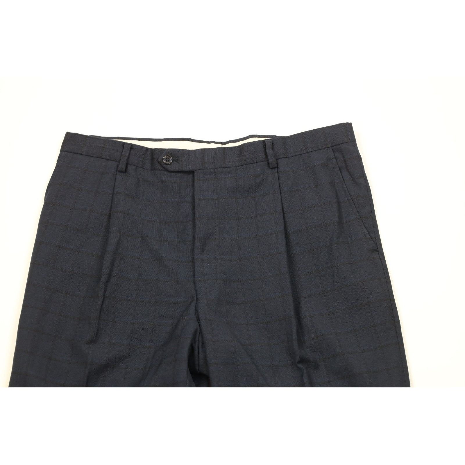 Vintage Vintage 90s Streetwear Wool 2 Piece Suit Plaid Size 42L - 11 Thumbnail