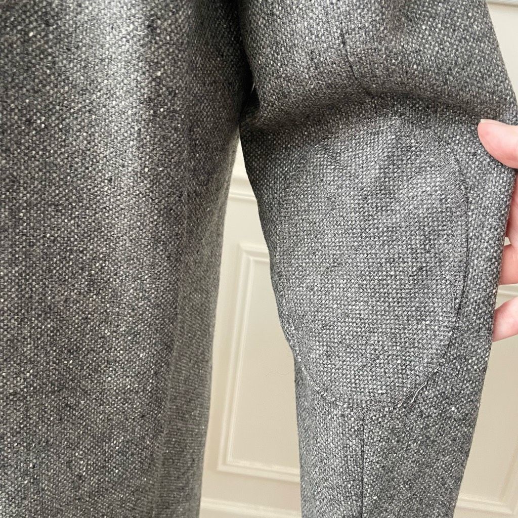 Banana Republic Banana Republic Wool H*cking Jacket Grey Tweed Blazer $170 12 Size XL / US 12-14 / IT 48-50 - 8 Thumbnail