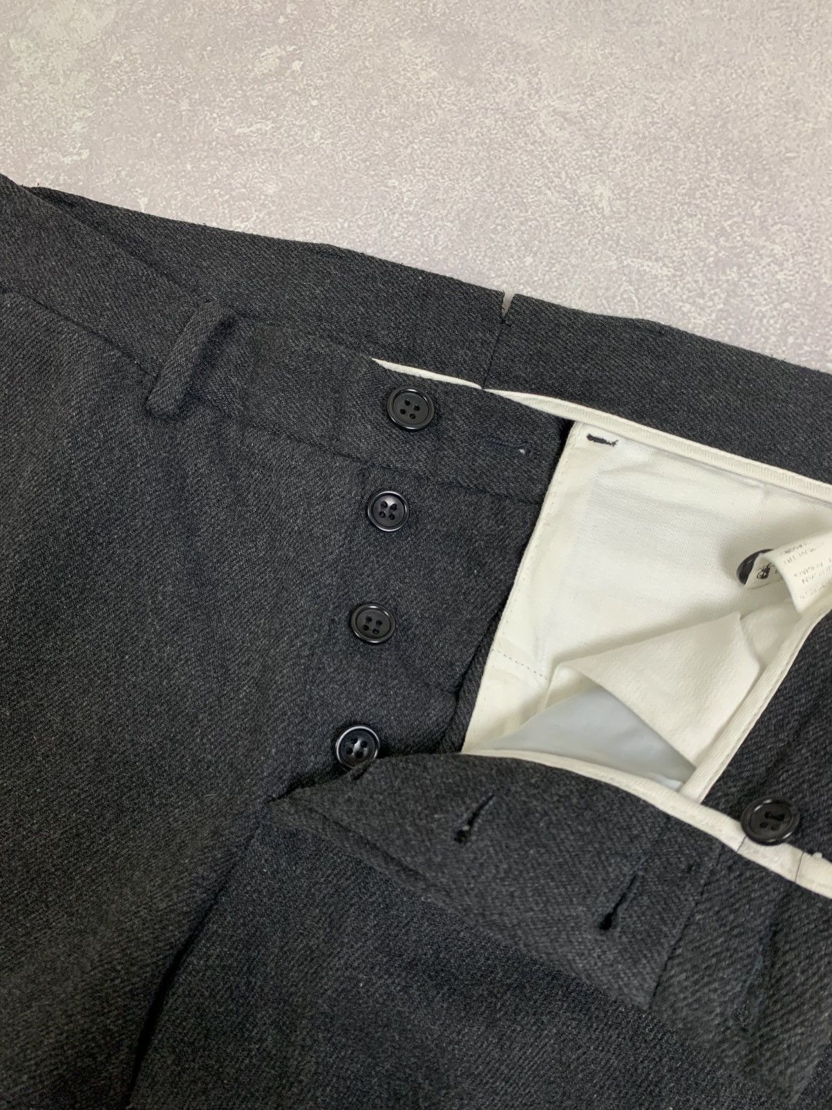 Norse Projects Norse Projects Aros Wool Pants Grey 30 Charcoal Melange Size US 30 / EU 46 - 4 Thumbnail