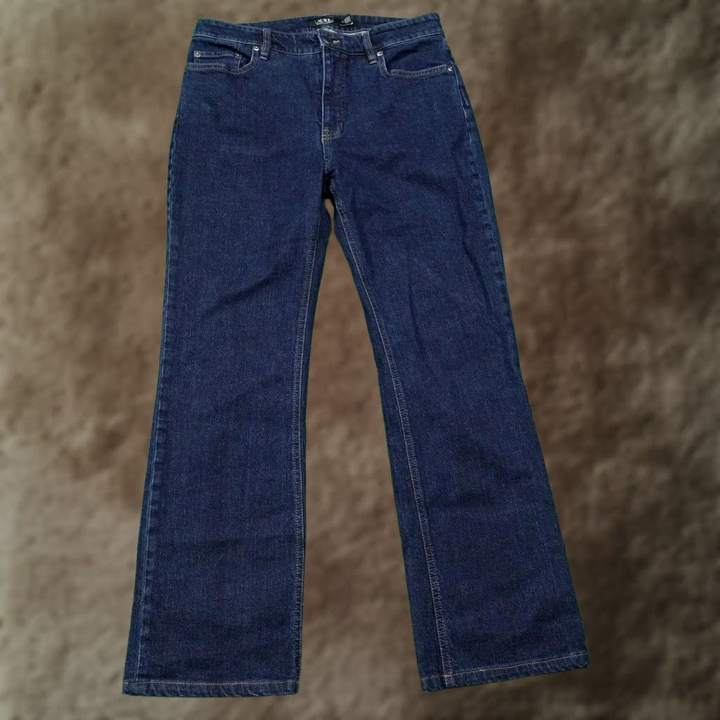 Ralph Lauren Lauren Ralph Lauren Jeans Womens 10 Blue Dark Wash Denim Size 32" / US 10 / IT 46 - 1 Thumbnail