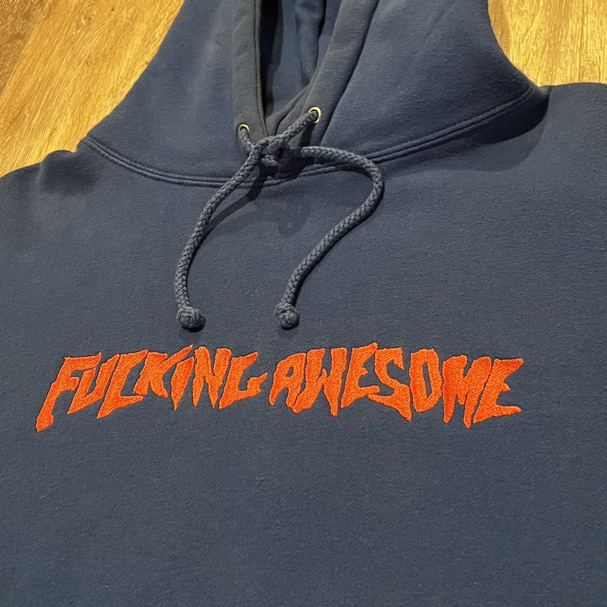 Fucking Awesome Fucking Awesome Og Logo hoodie Orange on blue Size US L / EU 52-54 / 3 - 16 Thumbnail