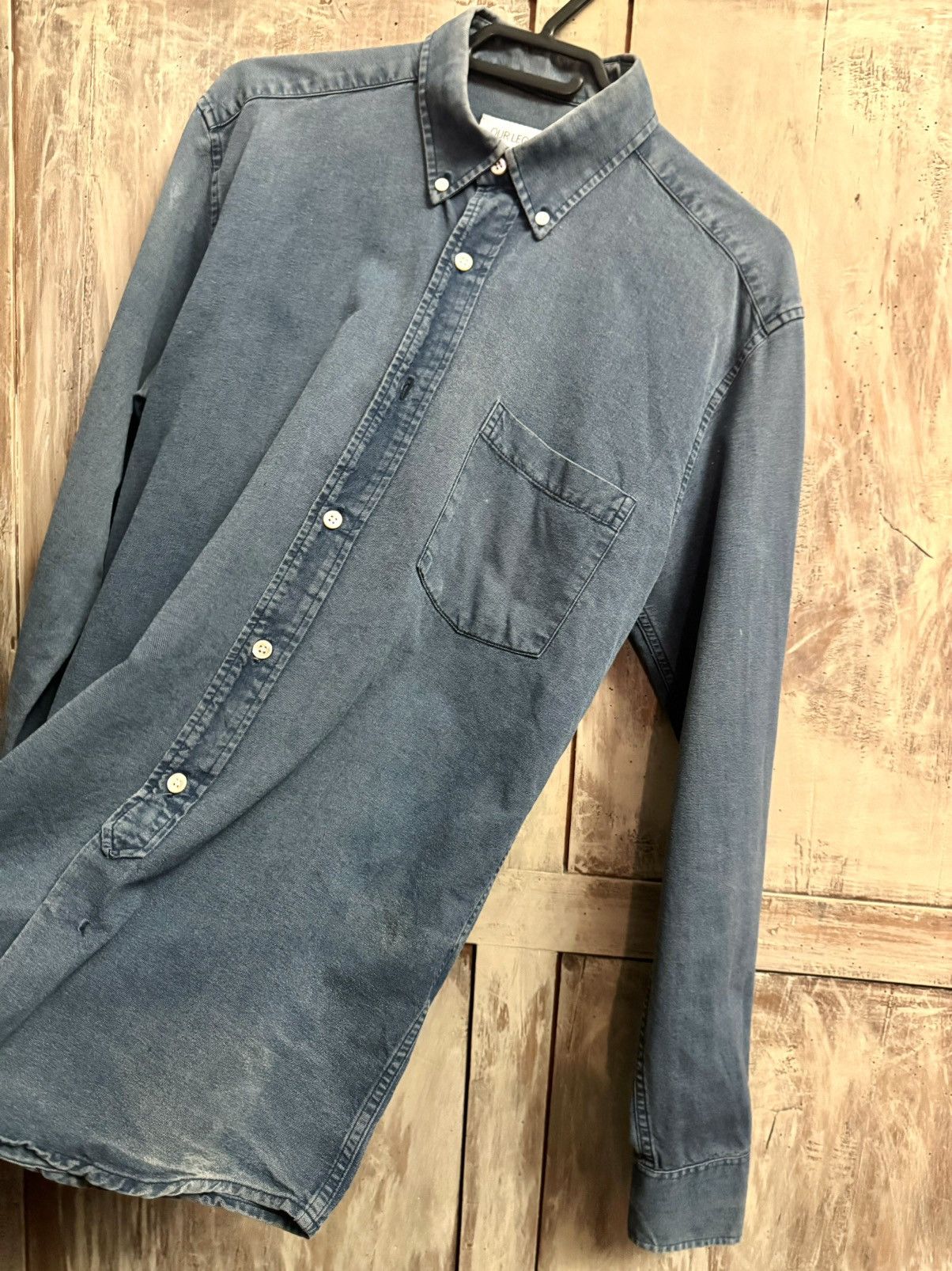 Our Legacy our legacy blue denim shirt M used Size US M / EU 48-50 / 2 - 7 Thumbnail