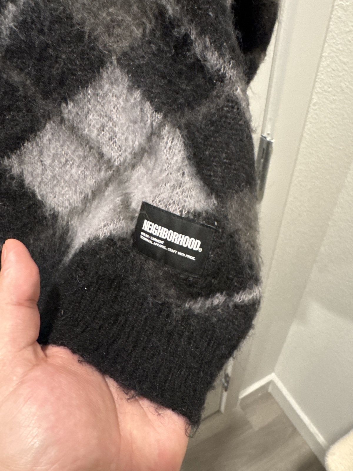 Neighborhood Black Brushed Sweater Size US XL / EU 56 / 4 - 3 Thumbnail