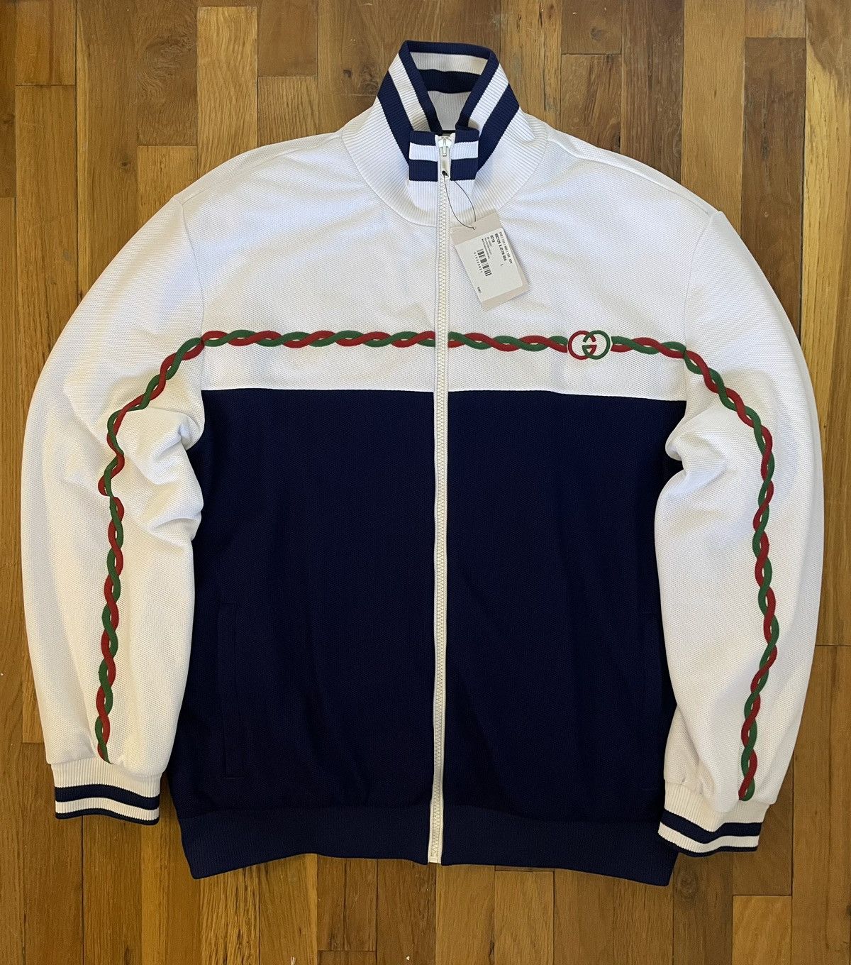 Gucci Gucci Track Jacket, Wool Jacket and Wool Sweater Size US L / EU 52-54 / 3 - 1 Thumbnail