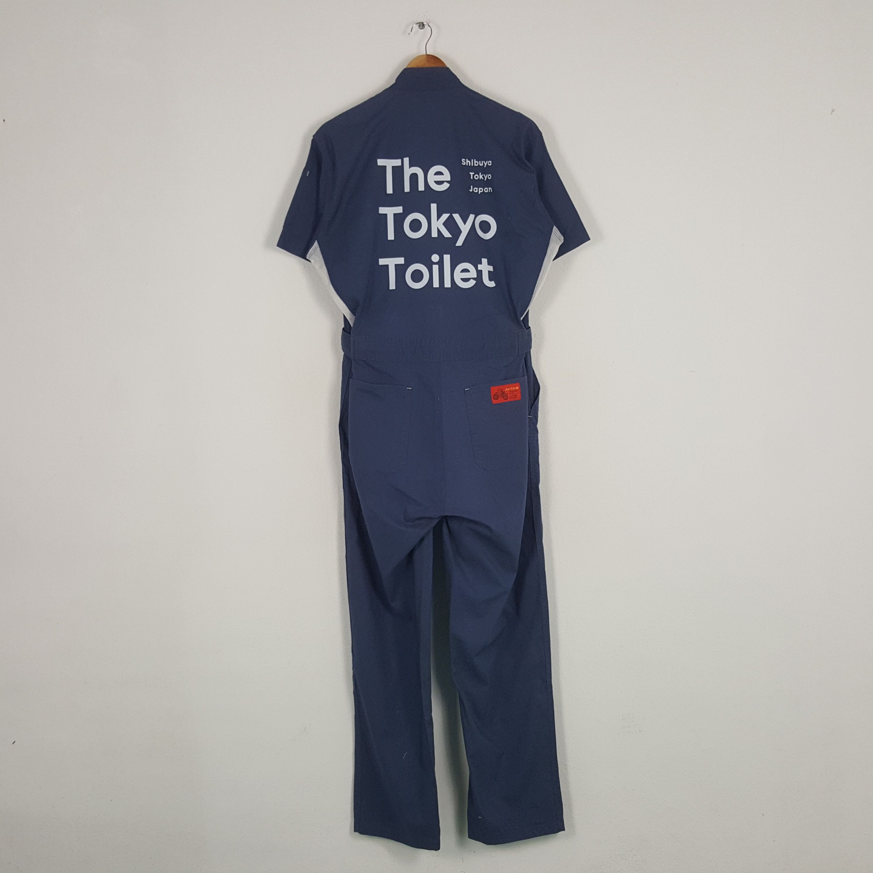 Japanese Brand × Vintage Vintage The Tokyo Toilet Japanese Brand Coverall Jacket Size US M / EU 48-50 / 2 - 1 Thumbnail